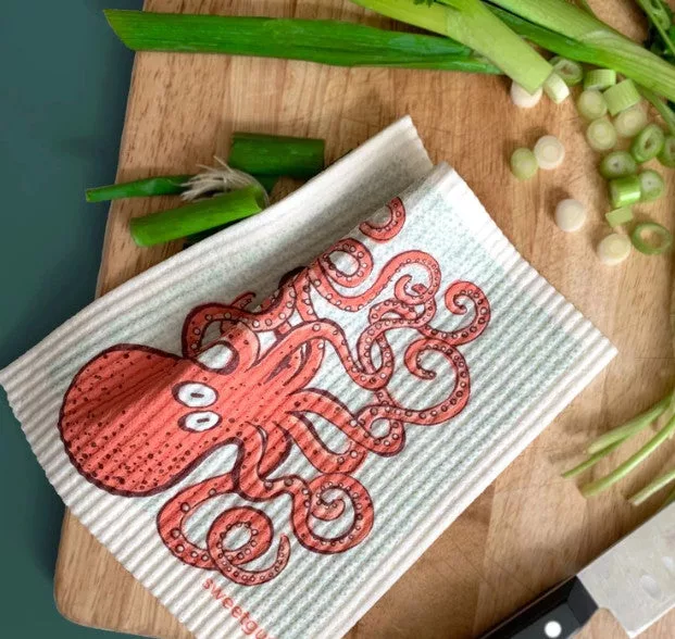 Octopus Swedish Dishcloth