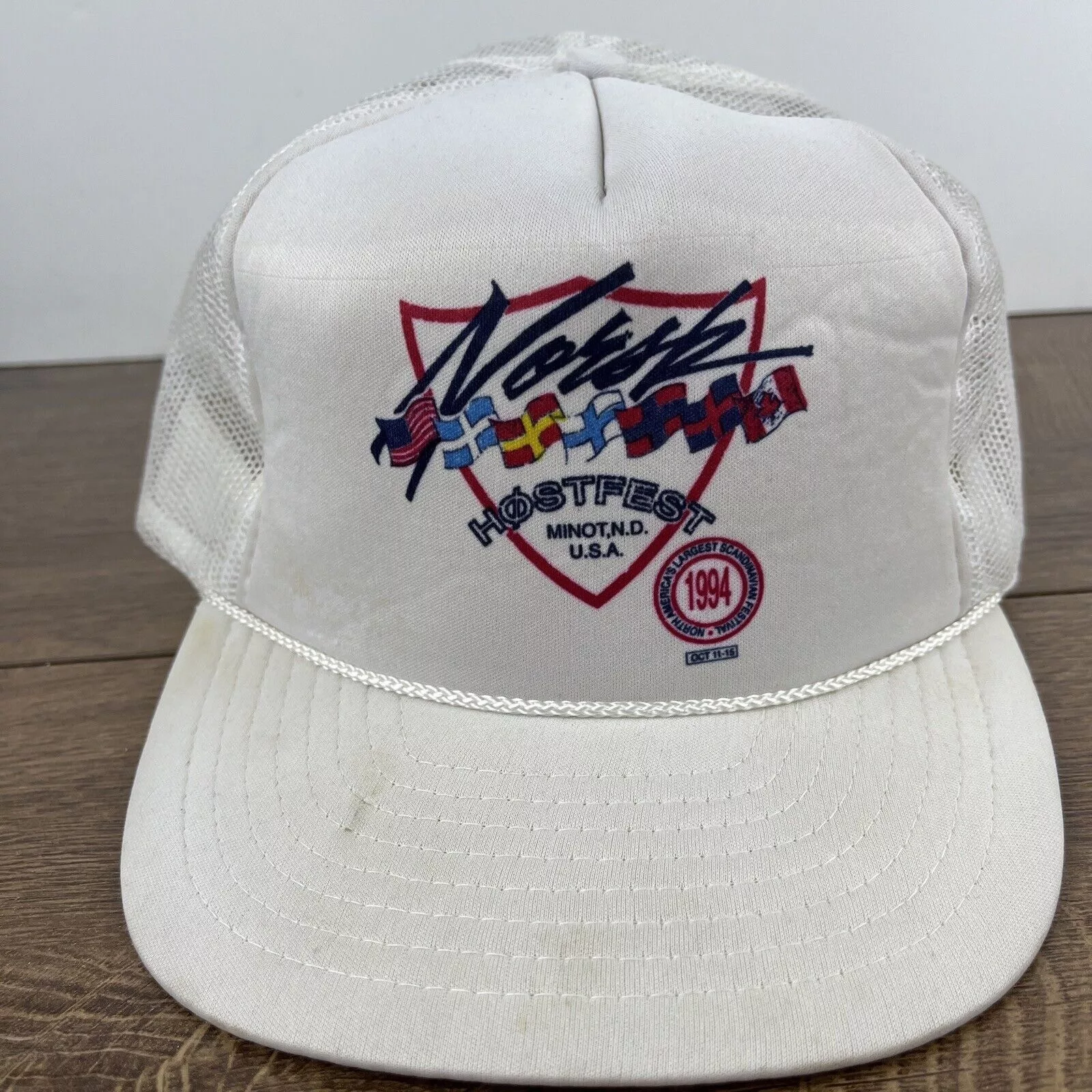 Other Hats Other Hostfest Hat Hostfest Hat Snapback White Adjustable Hat Adul