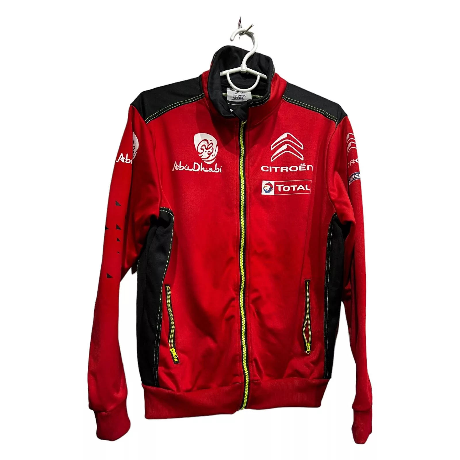 Other Light Jackets Other Abu Dhabi Citroen Racing Team Jacket SoftShell Size M Red Vintage