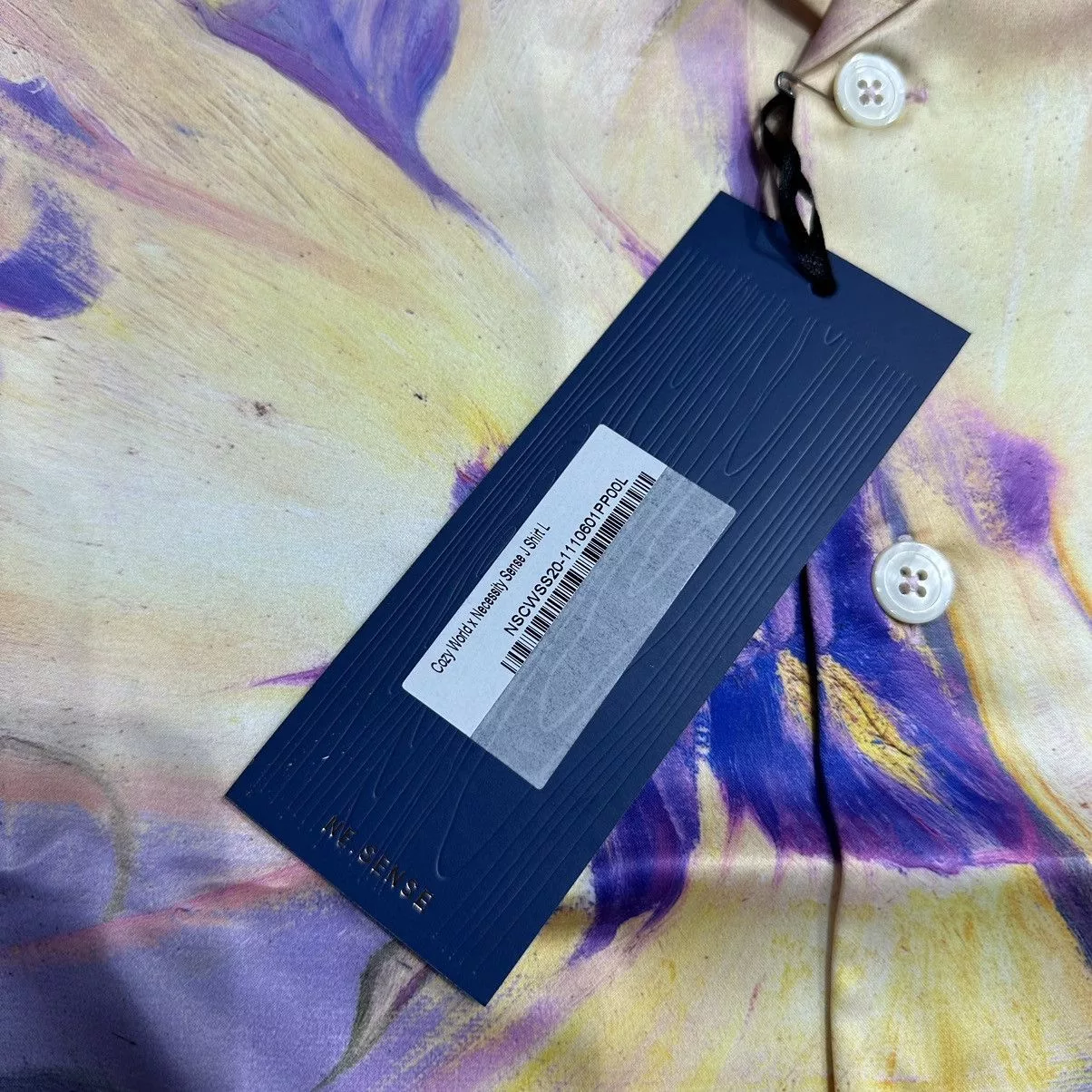 A$AP Rocky Shirts Button Ups Ne. Sense x Cozy World J Shirt J. Scott A$AP Rocky Purple