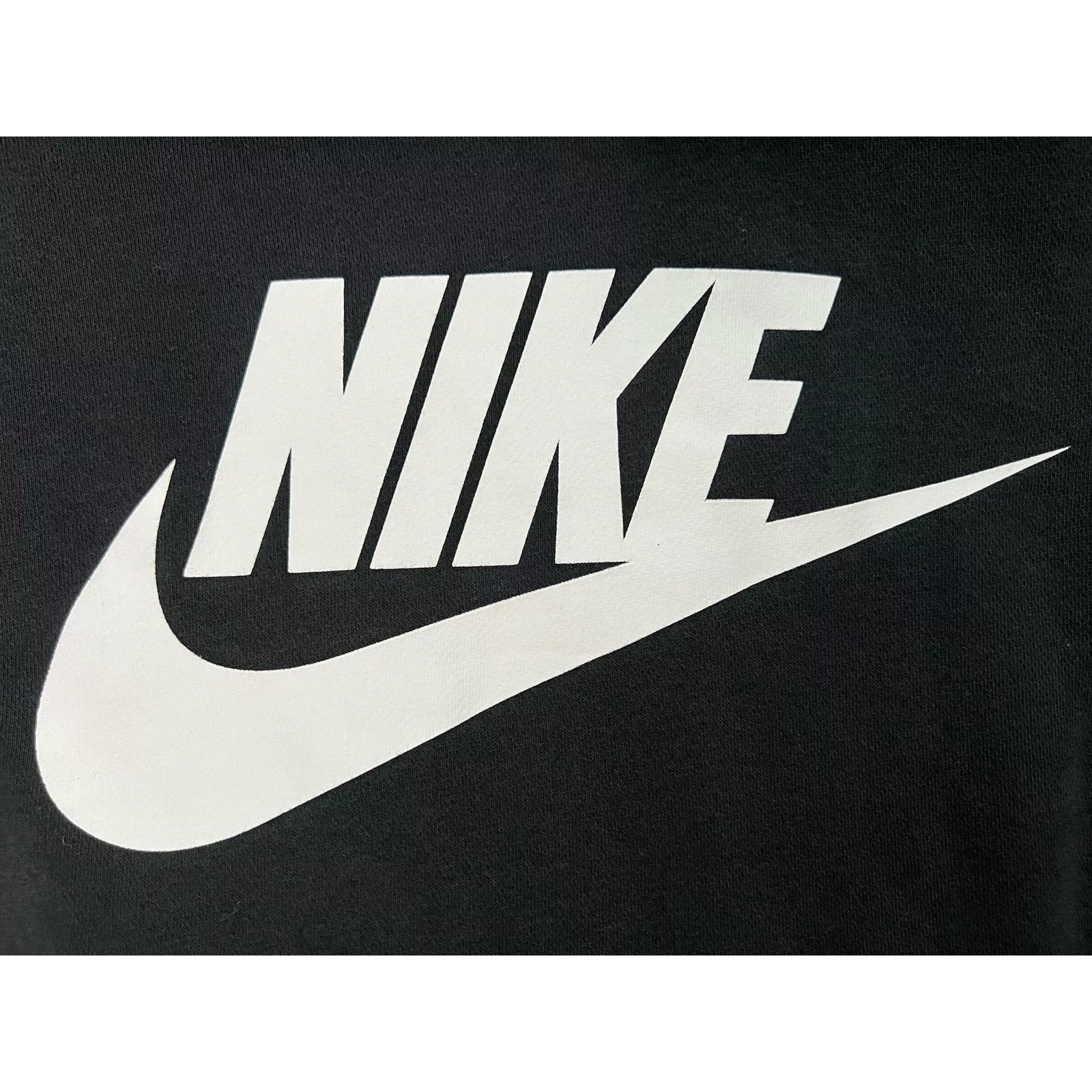 Nike Sweatshirts Hoodies Nike Black and White Pullover Hoodie Sweatshirt Medium