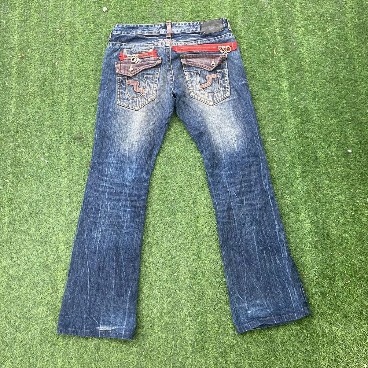 semanticdesign Denim semanticdesign SEMANTIC DESIGN FLARED BOOTCUT JEANS Blue