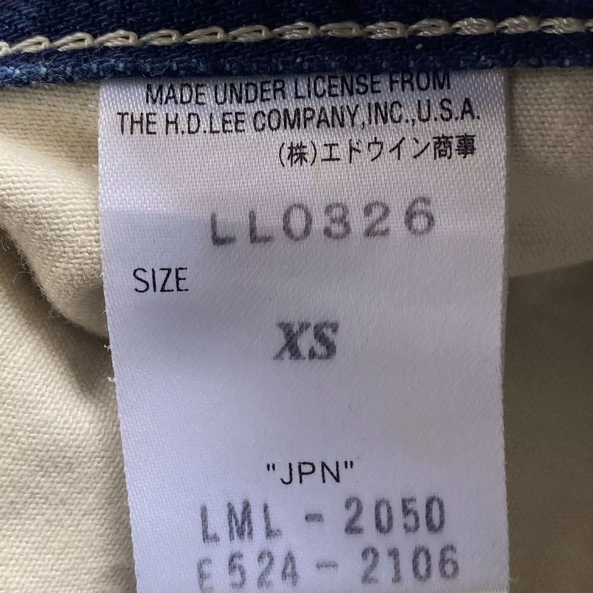 Lee Jeans Lee union Made sanforized carpenter jeans Blue
