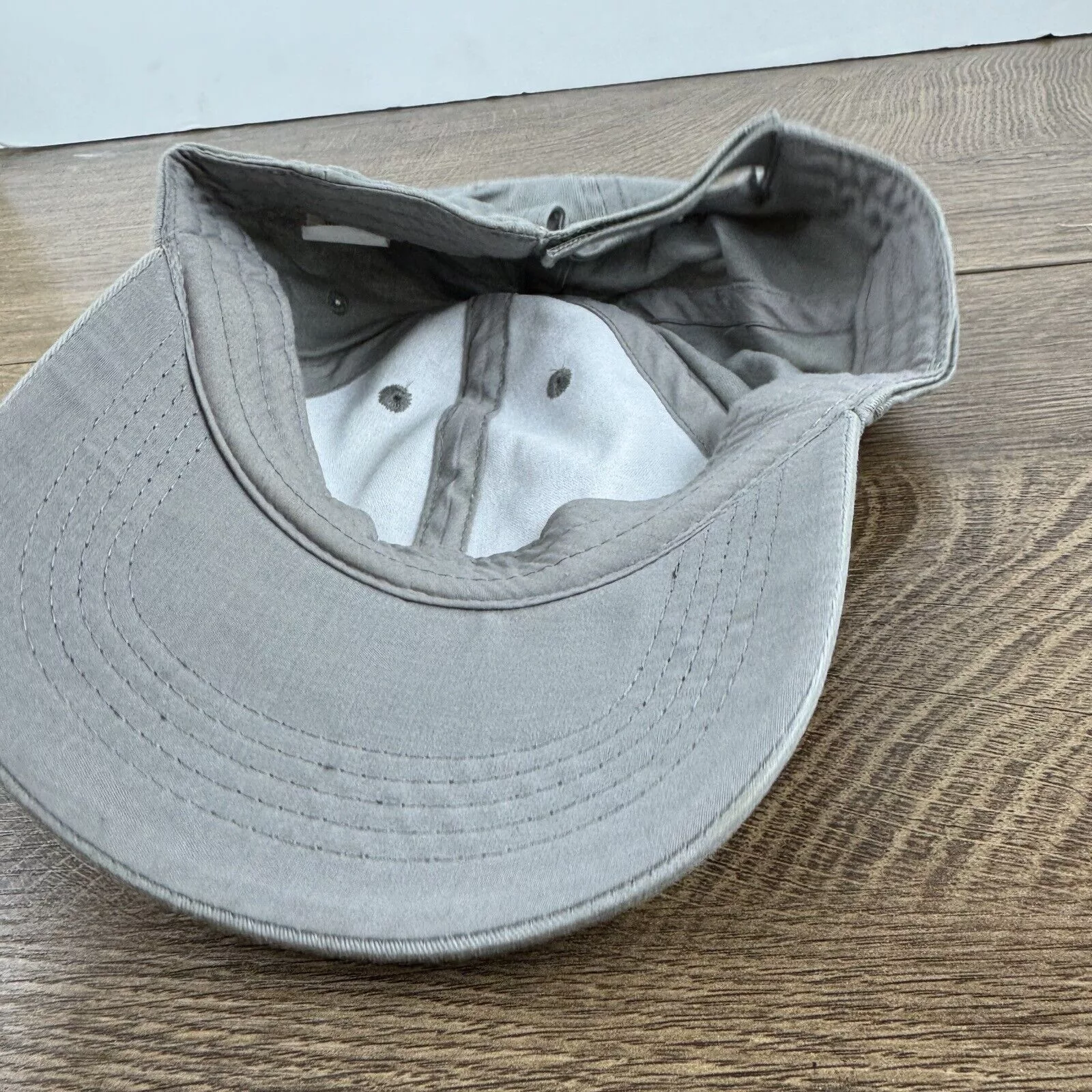 Other Hats Other Plain Gray Baseball Hat Cap Gray Hat Adjustable Adult Size H