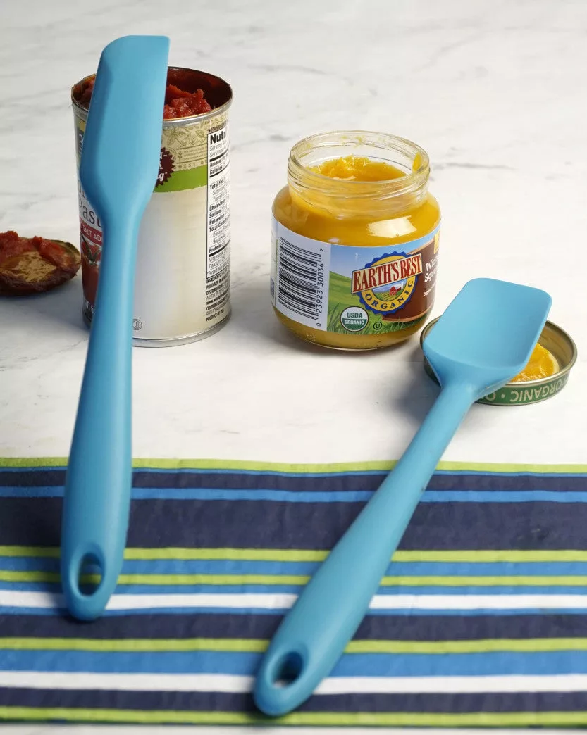 Turquoise Mini Spoon & Spatula
