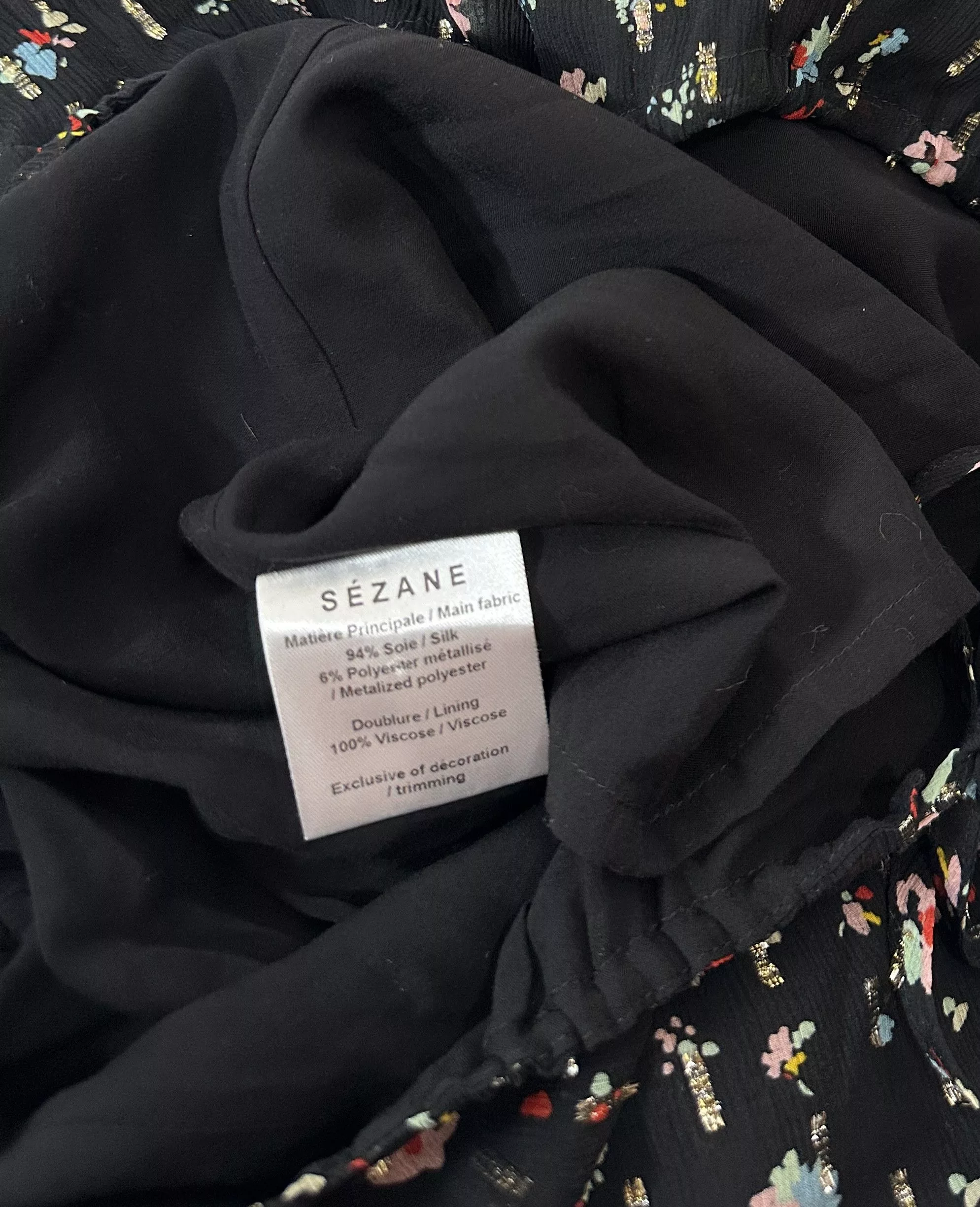 Sezane Blouses Sezane Too Silk Multi