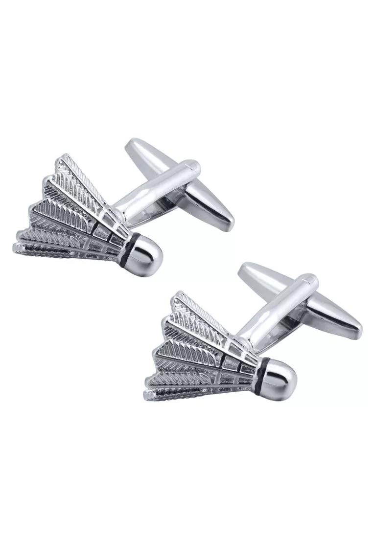 Other Miscellaneous Other Silver Badminton Men Cufflinks