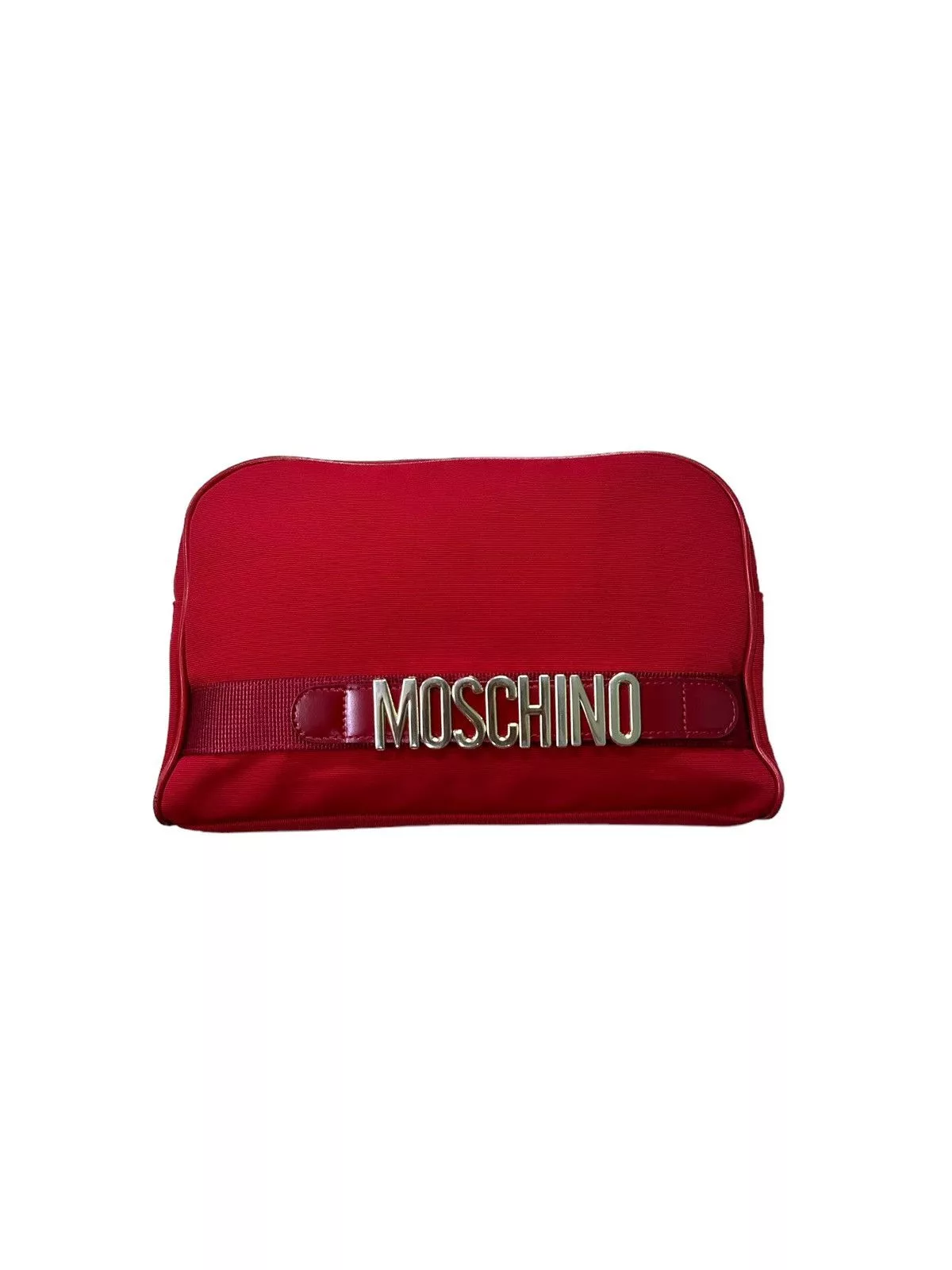Moschino Bags Luggage AUTHENTIC MOSCHINO POUCH CLUTCH BAG Red