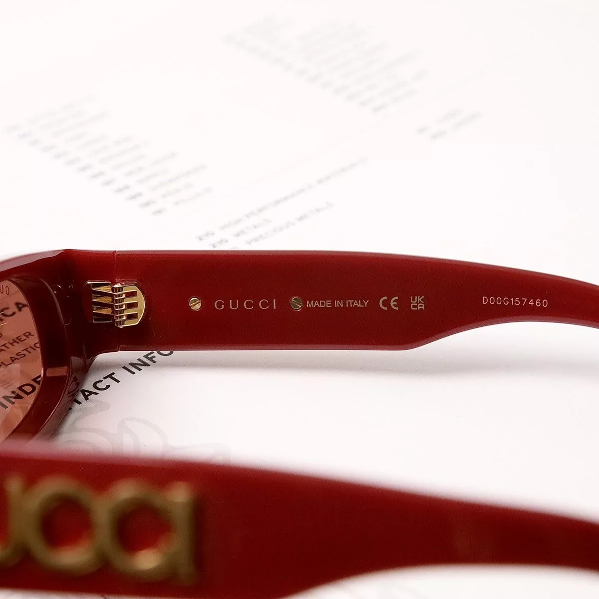 Gucci Sunglasses GUCCI GG1771S SUNGLASSES Red