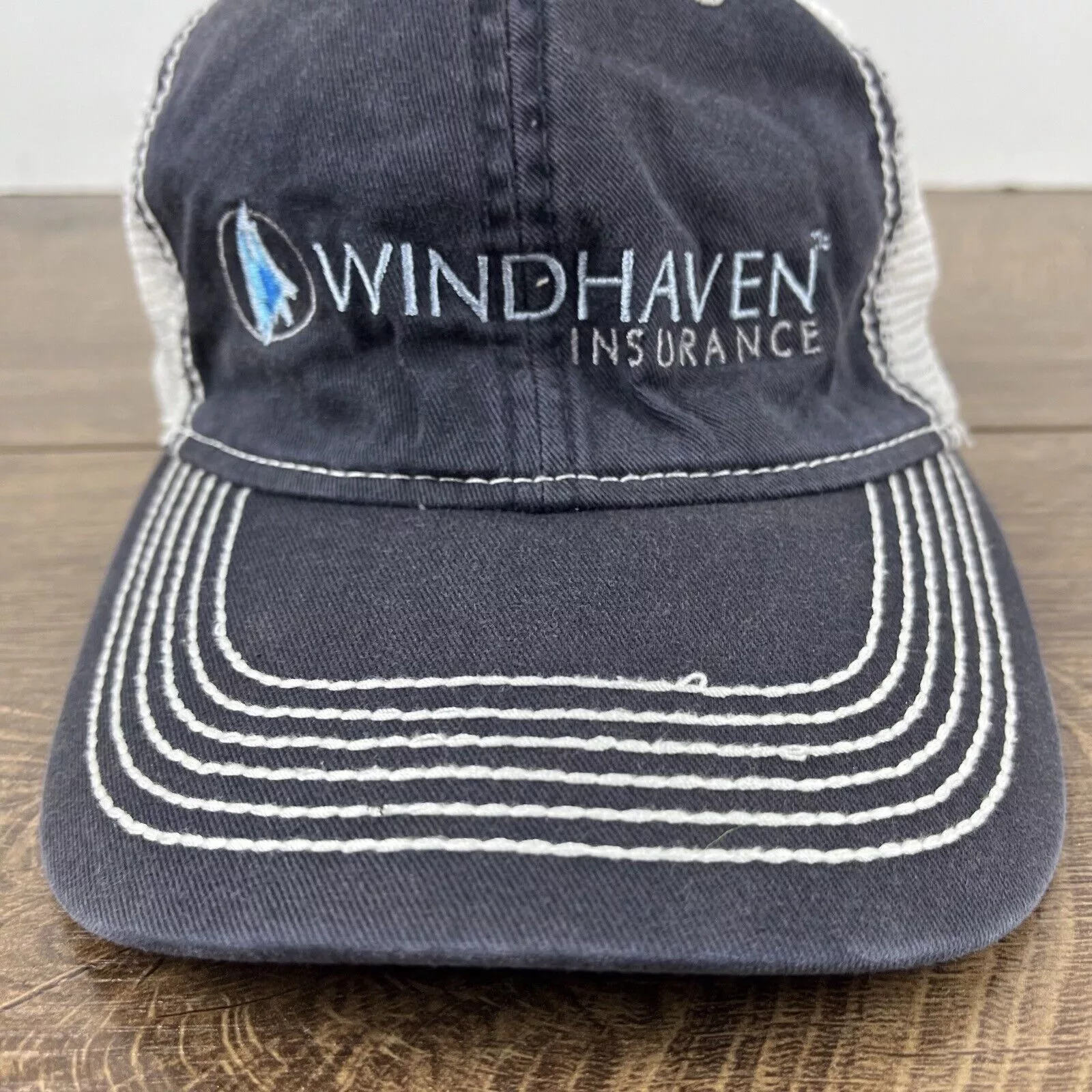 Other Hats Other Windhaven Insurance Hat Wind Haven Blue Adjustable Hat Blue