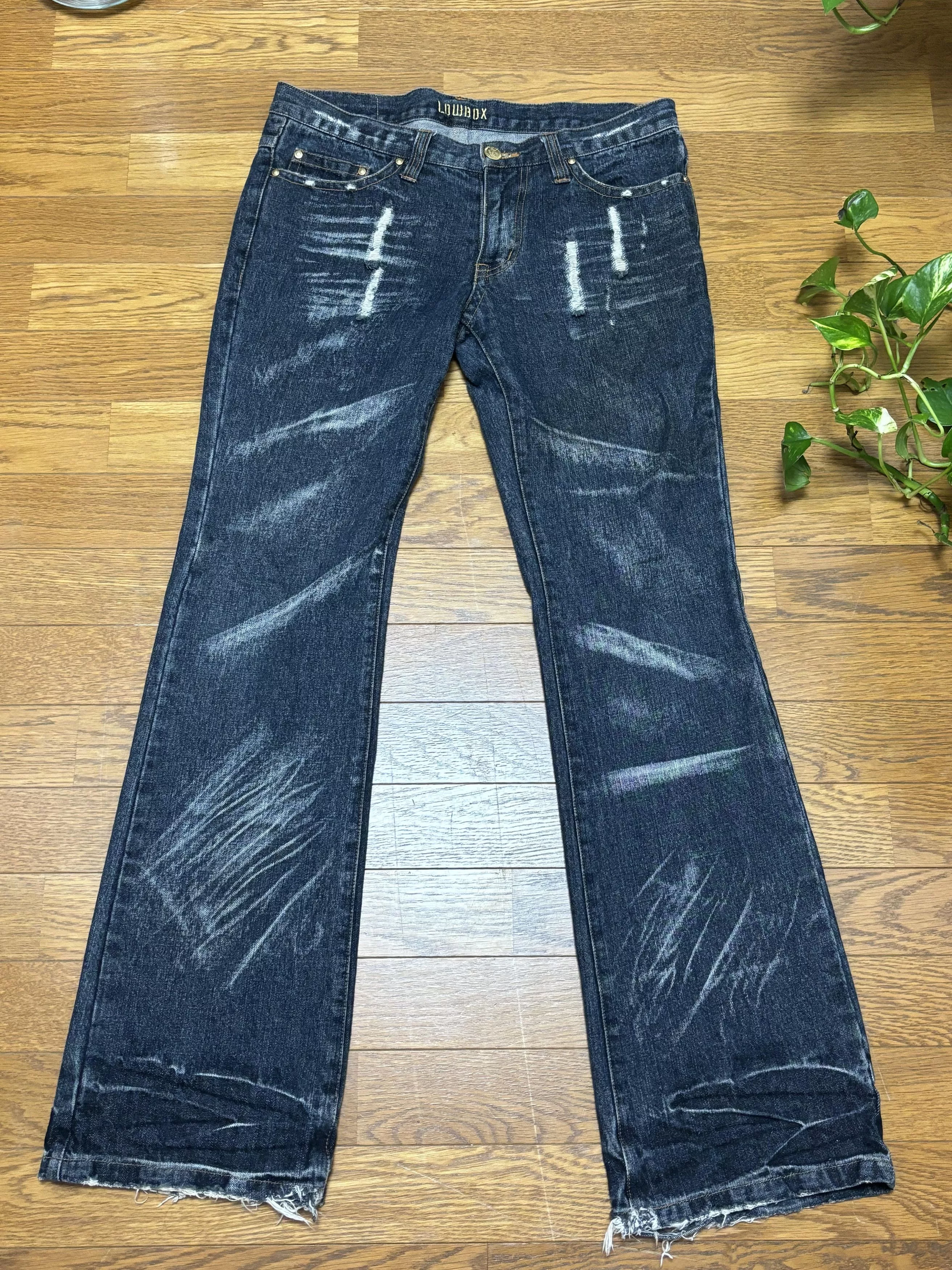 LOWBOX Denim Lowbox Flared Denim Black