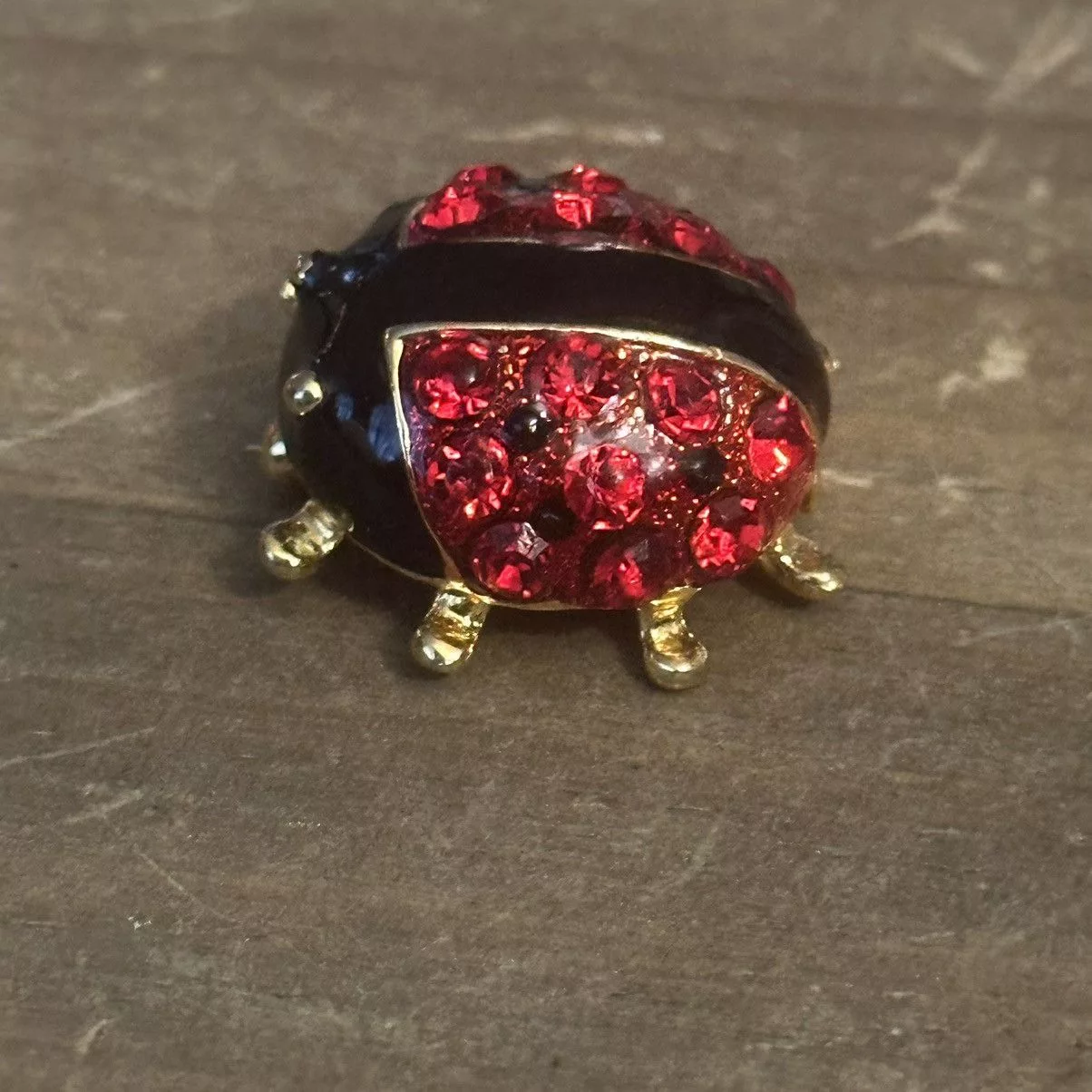 Other Brooches Other Rhinestone ladybug brooch Red