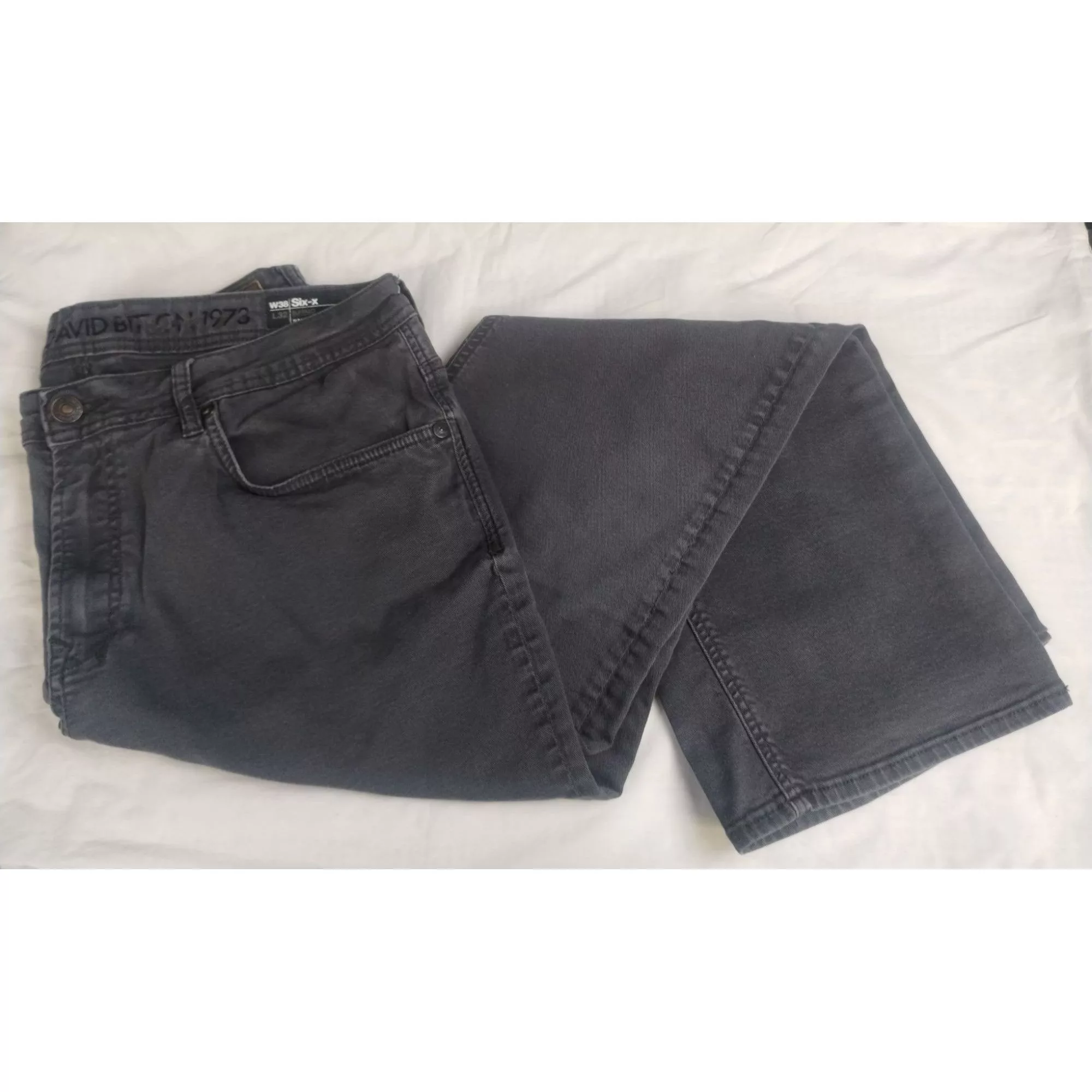 Buffalo David Bitton Denim Buffalo David Bitton BuffaloDavidBitton M's Pants/Jeans/SlimStraight38x32 SKU3022 Gray