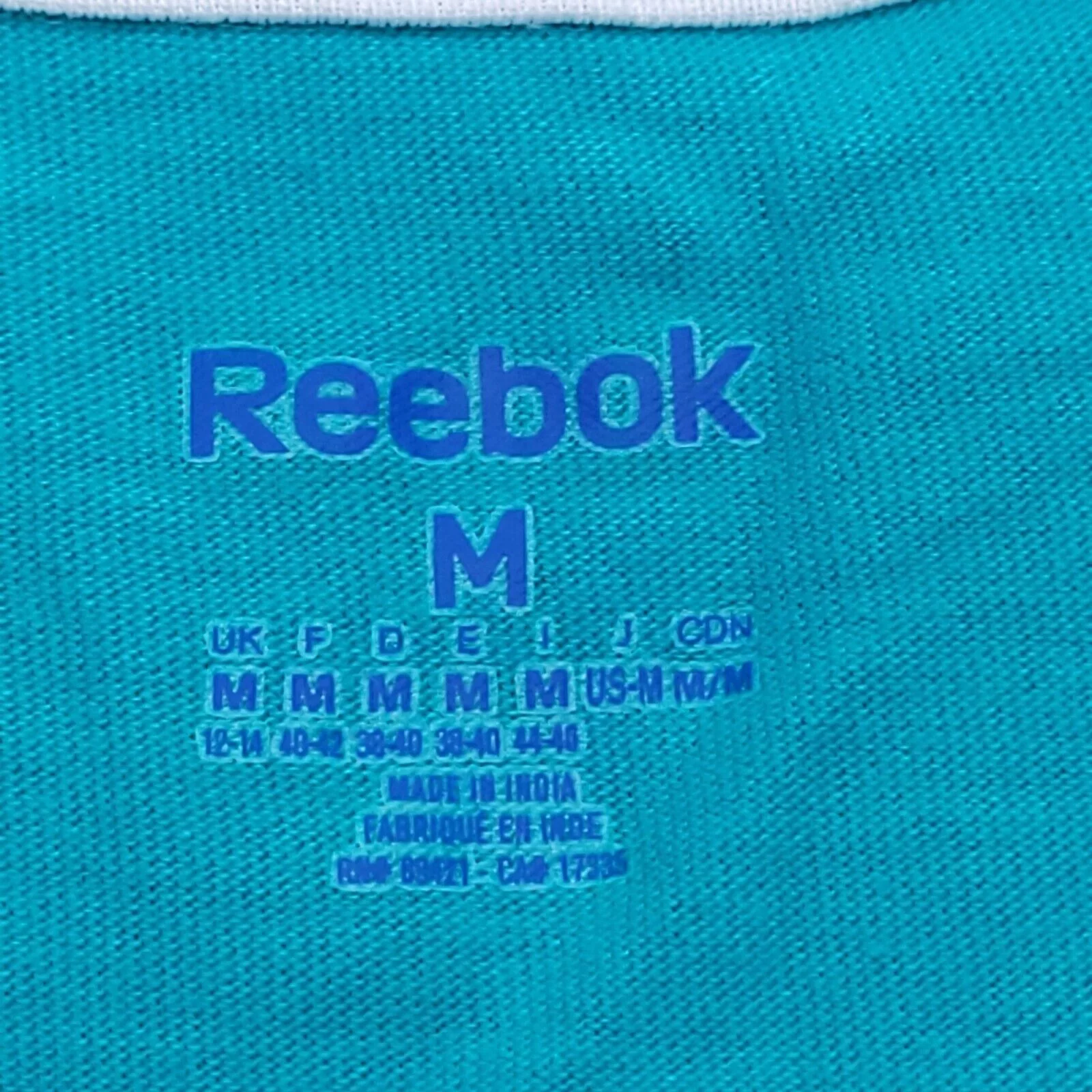 Reebok Tank Tops Reebok Active Pullover T Shirt Womens Size Medium Blue White