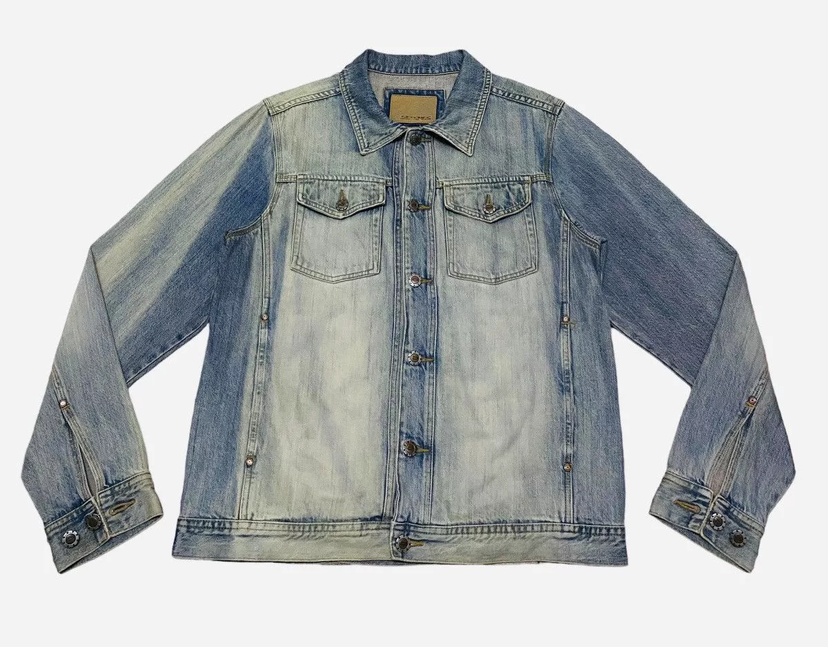 If Six Was Nine Denim Jackets If Six Was Nine × Oakley Rare Design Vintage Brand Oakley Trucker Denim Jacket 1990s Blue