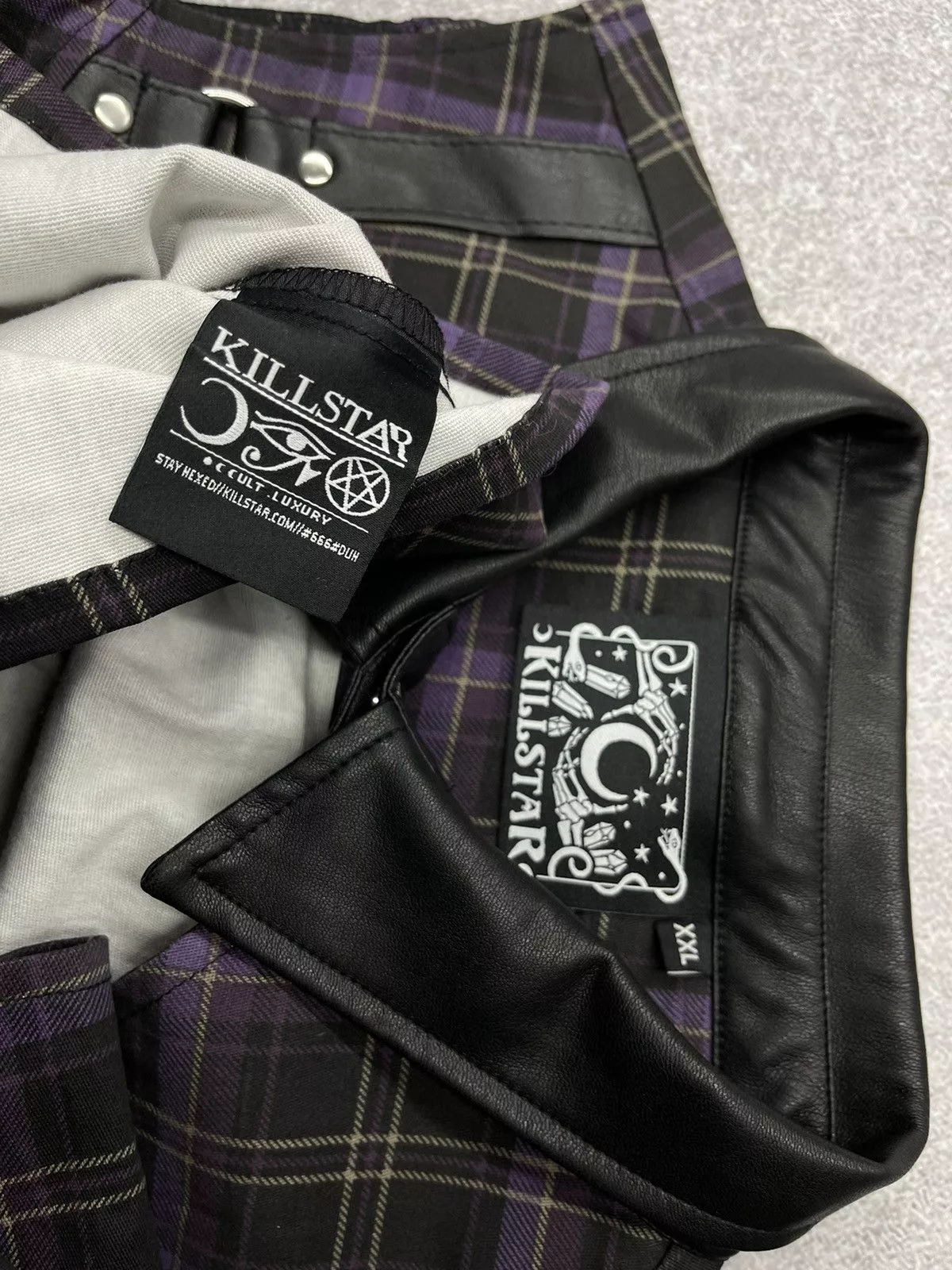 Killstar Button Ups Killstar × Vintage Killstar Women’s Light Jacket Into a cage Black Streetwear