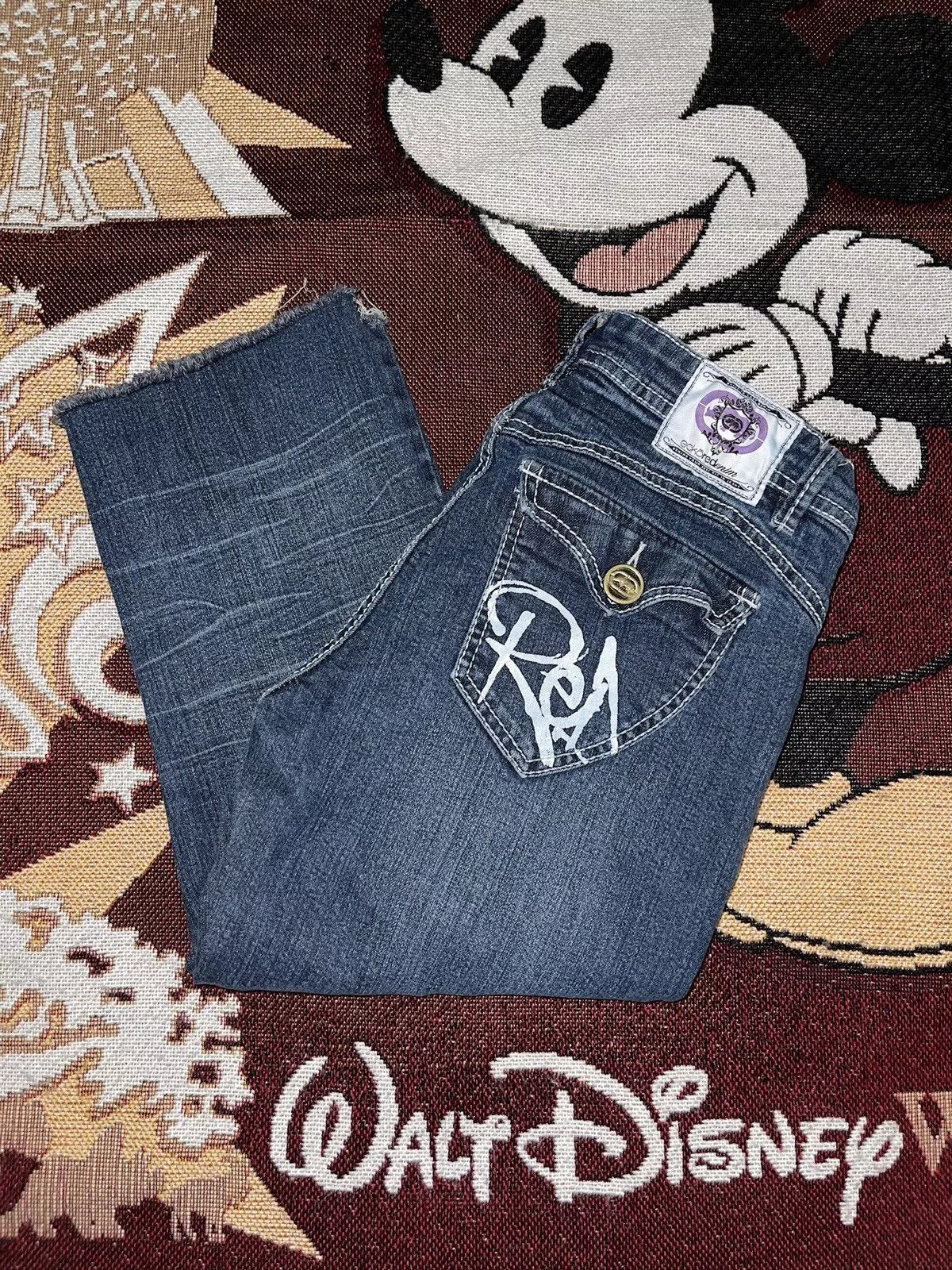Ecko Unltd. Jeans Ecko Unltd. × Vintage Vintage Y2K Women’s Eckō Redenim Cropped Denim Jeans Blue