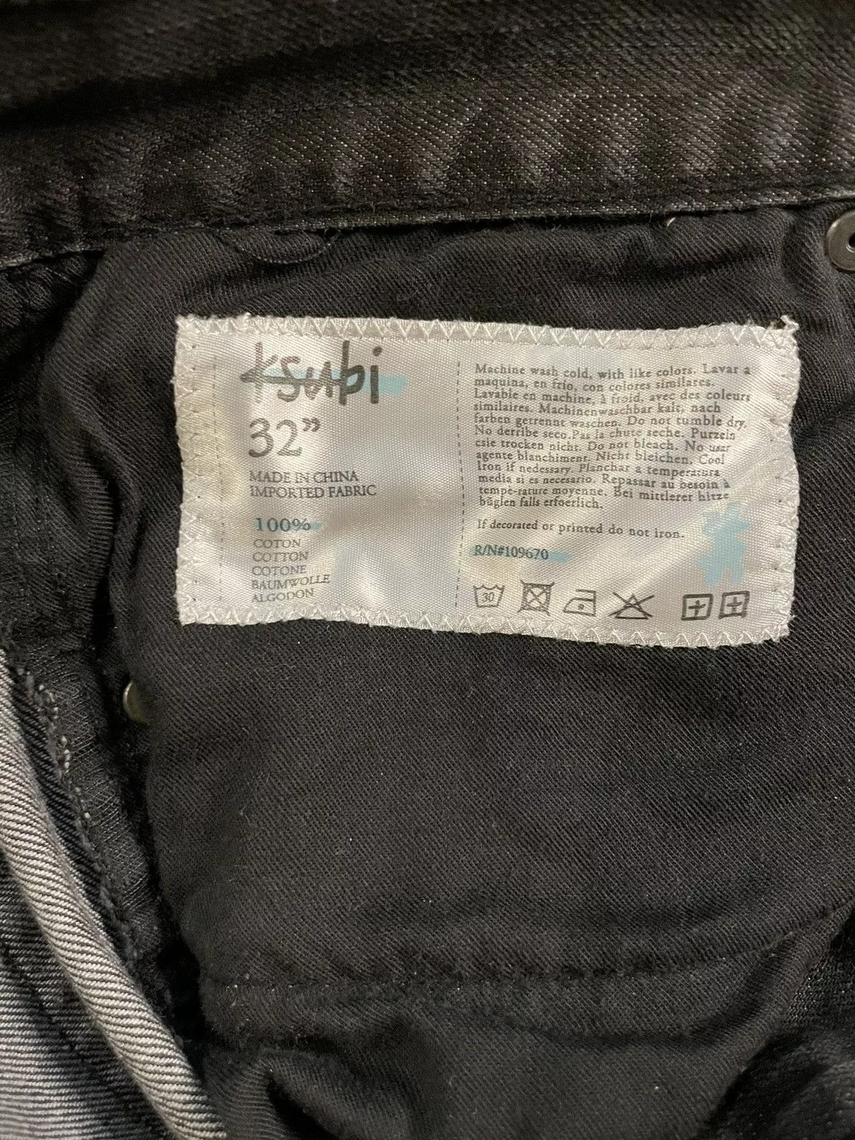 Ksubi Denim Ksubi Gee Gee Black Rinse