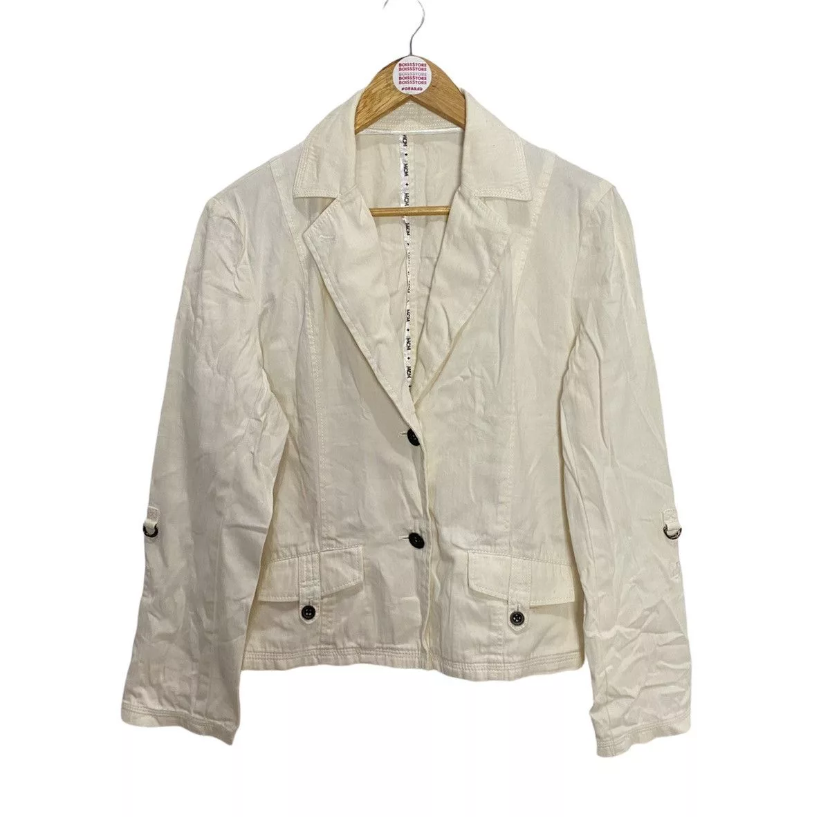 MCM Coats Mcm Legere Coat Jacket White