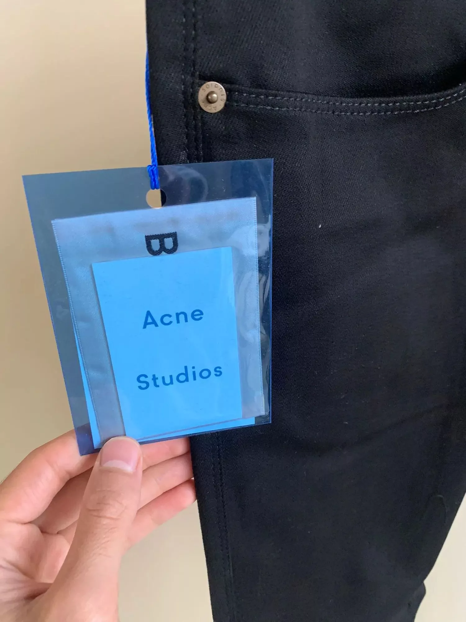 Acne Studios Denim Acne Studios Max Denim in Stay Black Multi