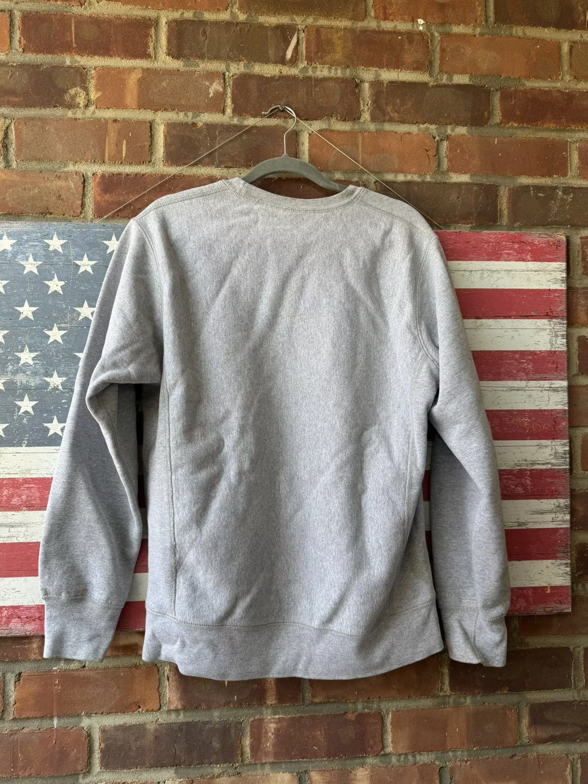 Supreme Light Jackets Supreme Box Logo Crewneck Gray