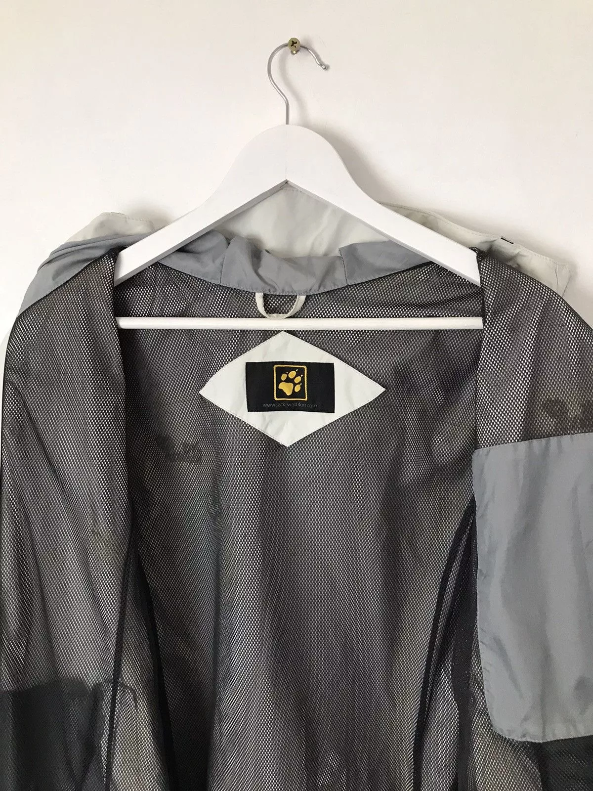Goretex Light Jackets Goretex × Jack Wolfskin Jack Wolfskin Waterproof,Windbreaker Hooded Jacket White Gorpcore