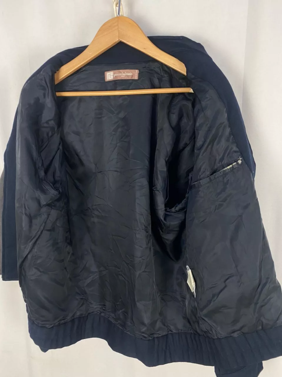 Designer Light Jackets Designer × Pierre Balmain Vintage Pierre Balmain paris zipper jacket Gray