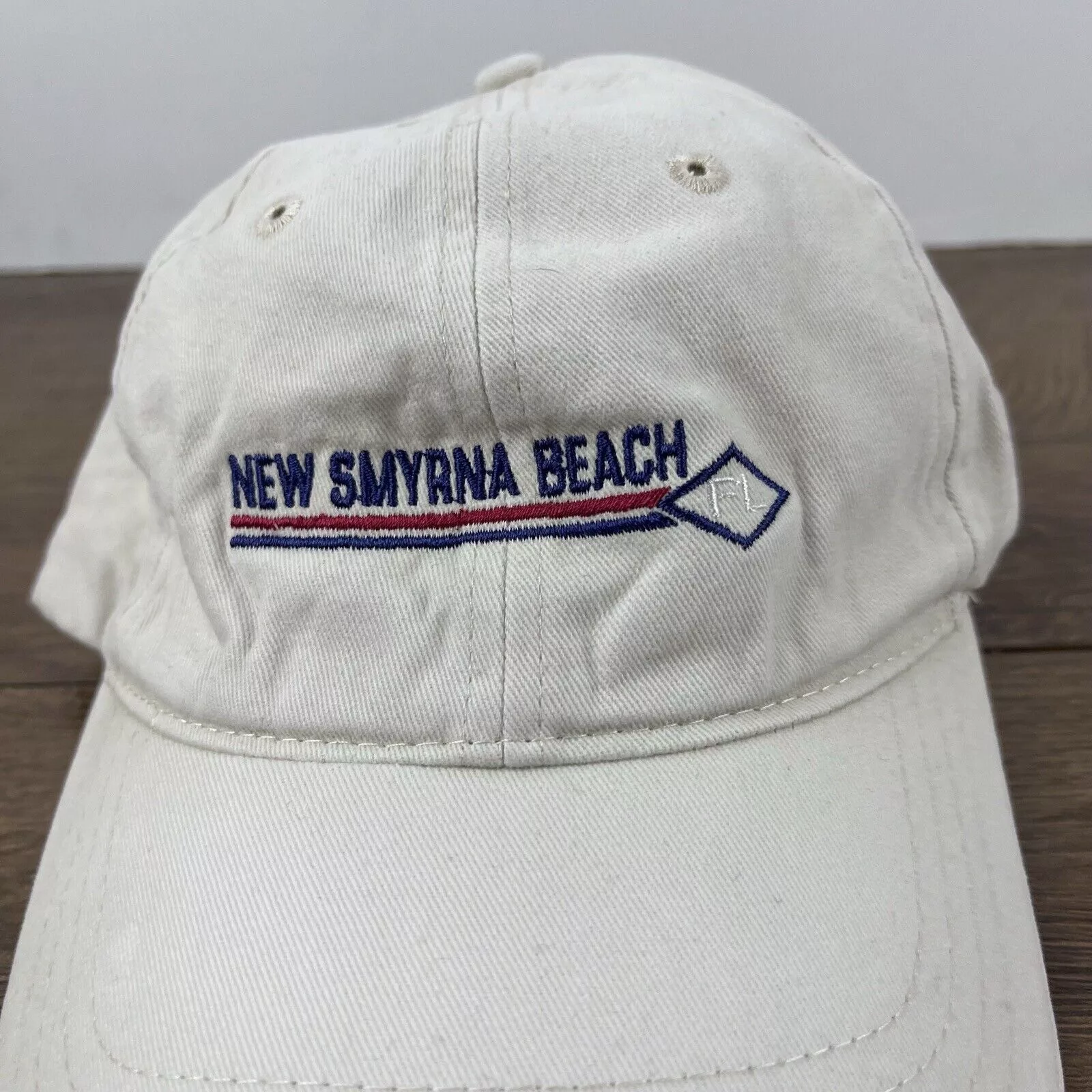 Other Hats Other New Smyrna Beach Florida Hat White Cap Hat Adjustable Hat Wh