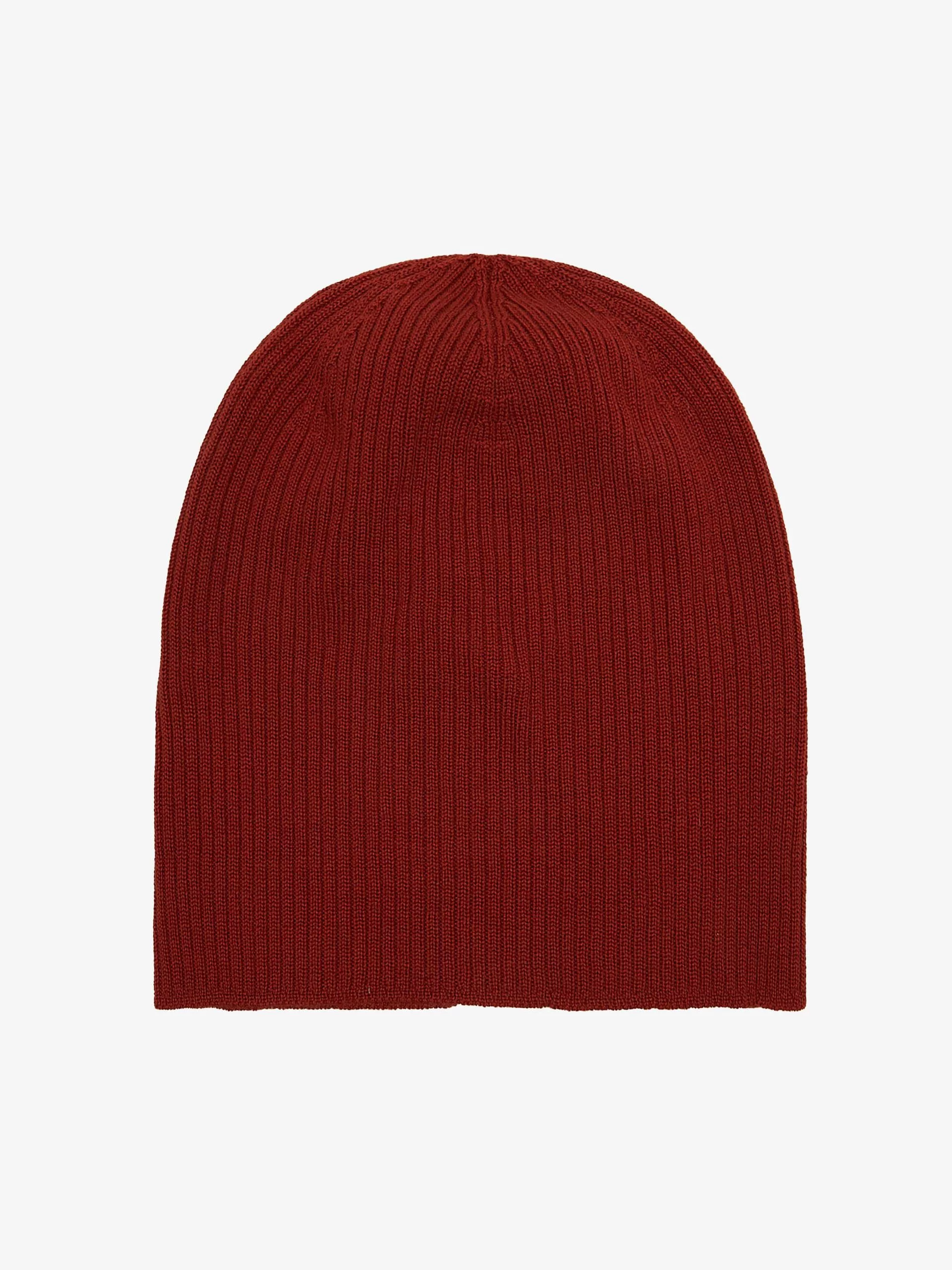 Rick Owens Hats Rick Owens Orange Cashmere Beanie