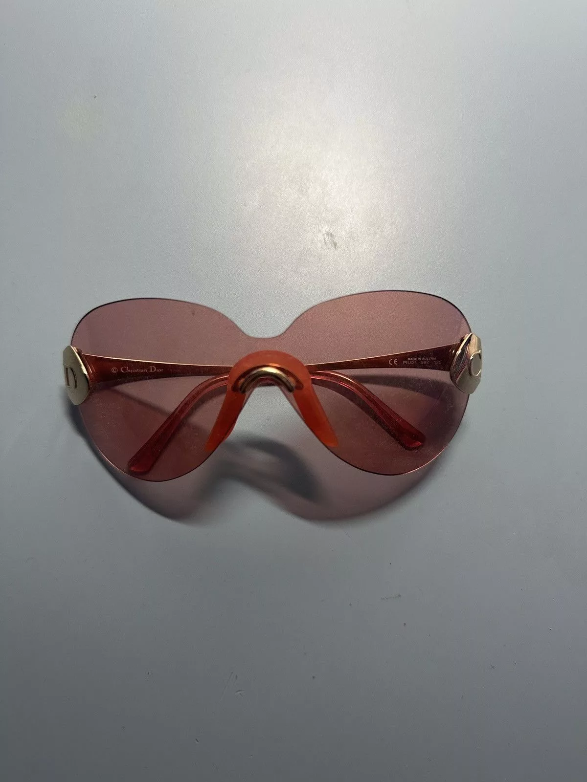 Dior Glasses Dior × John Galliano Christian Dior Spring 2000 Pilot Pink