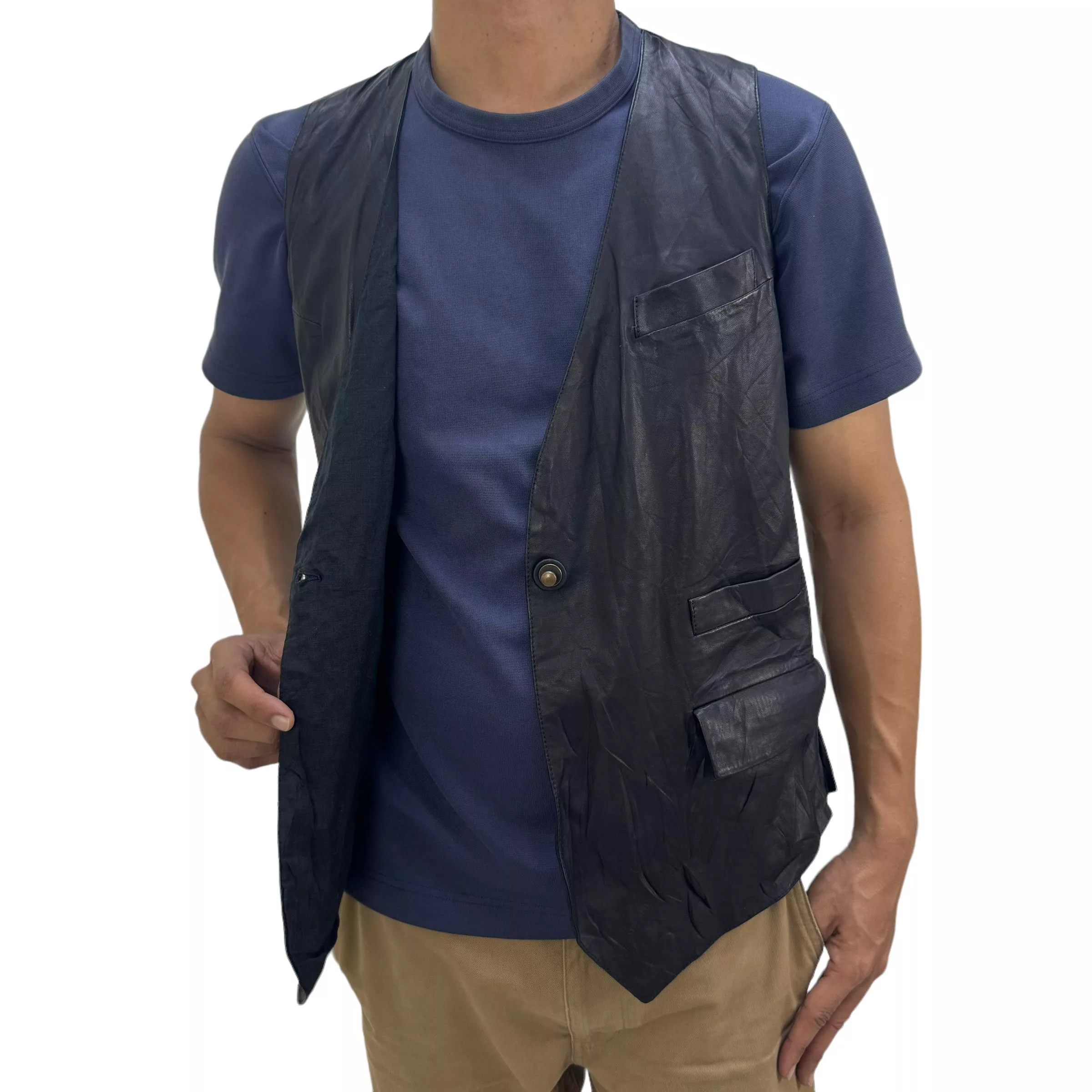 Isaac Sellam Experience Vests 🔥ISAAC SELLAM EXPERIENCE LAMBSKIN BLACK VEST