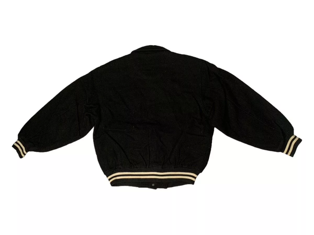 McGregor Bombers Rare Design Vintage McGregor Wool Jackets Black