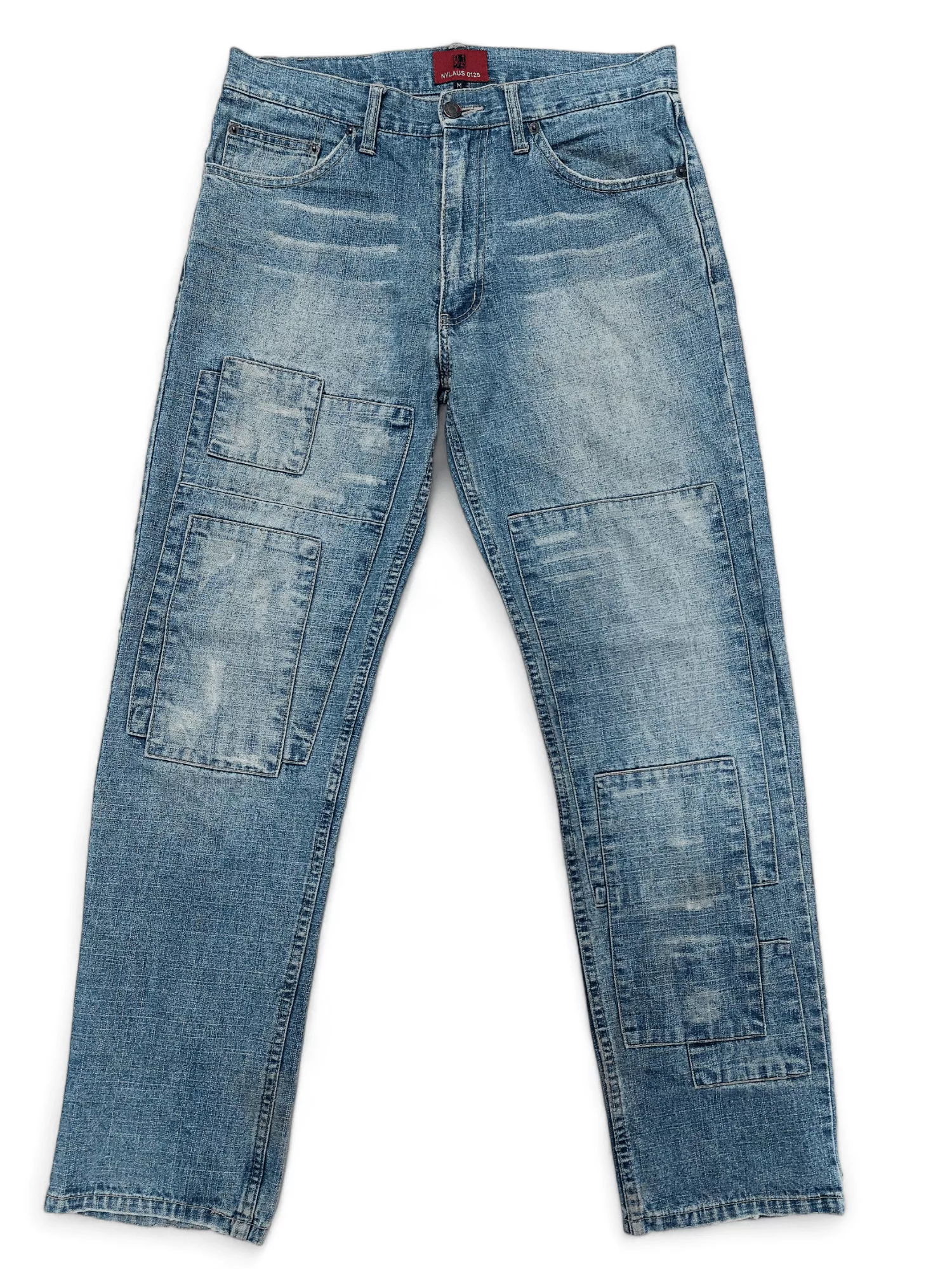 Designer Denim Designer × If Six Was Nine Nylaus 0125 Patchwork Denim Blue