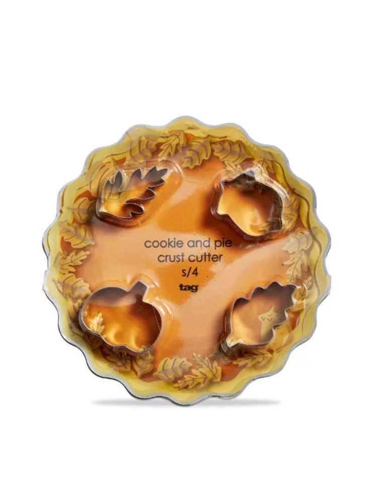 Fall Cookie & Pie Crust Cutter S/4
