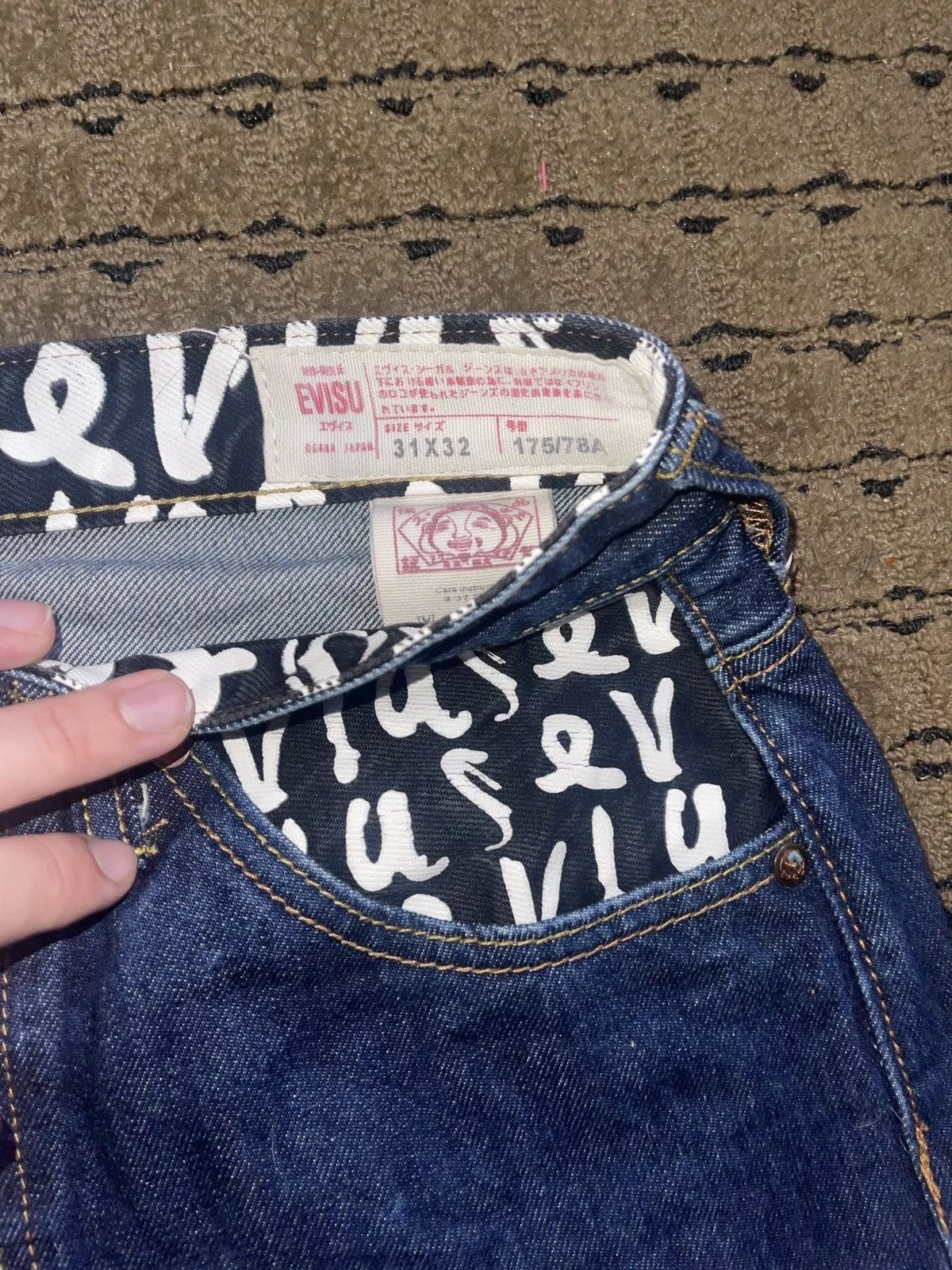 Evisu Denim Evisu jeans rare colourway Blue
