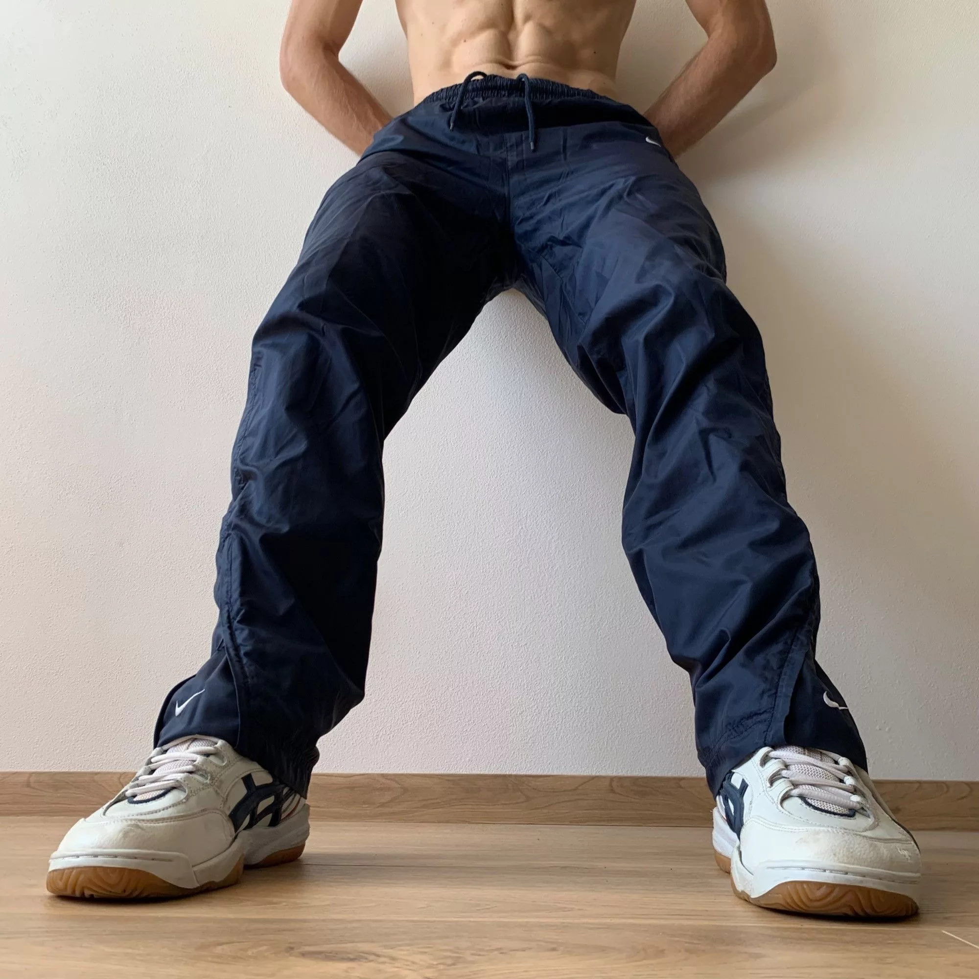 Nike Sweatpants Joggers Nike × Vintage Nike Track Pants Joggers Men’s 80s, 90s, y2k, vintage, stree Blue Streetwear