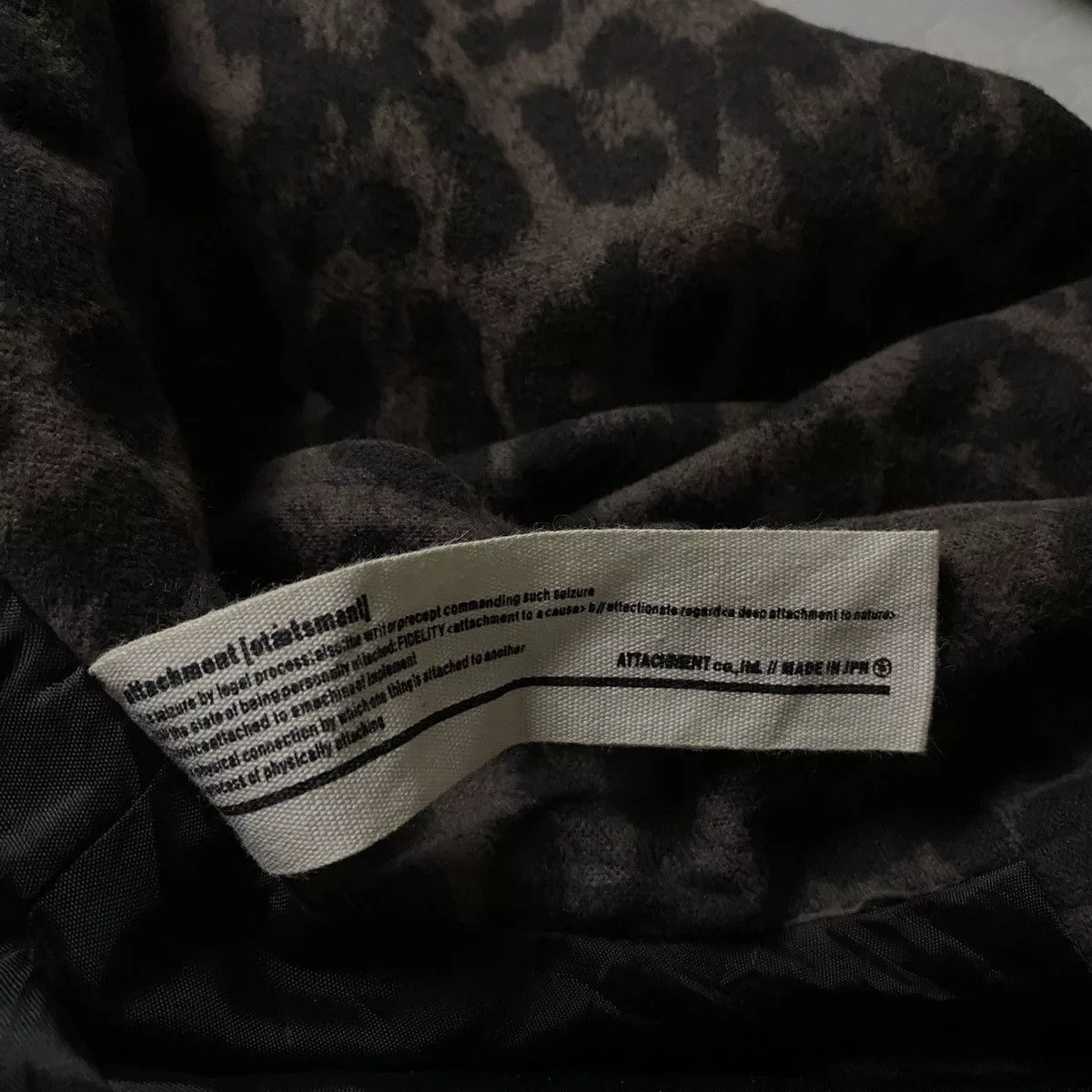 Attachment Light Jackets Attachment × If Six Was Nine × Japanese Brand 2000's Attachment Leopard Bono Jacket Multi