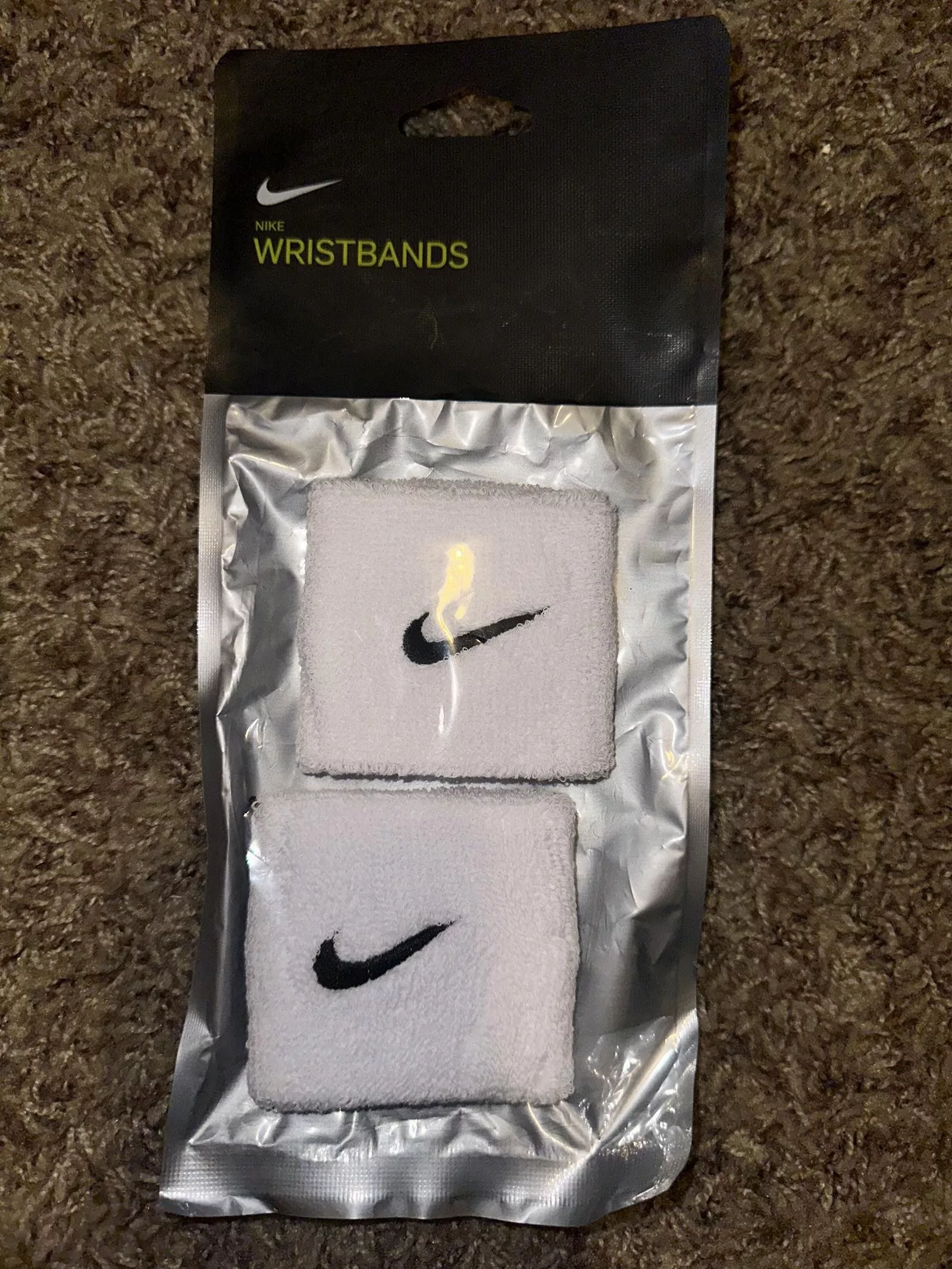 Nike Miscellaneous Nike Swoosh 3” White Wristbands