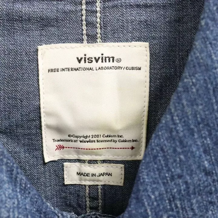 Visvim Denim Jackets VISVIM 19SS GREASE MONKEY COAT DRY DENIM jacket smock Purple
