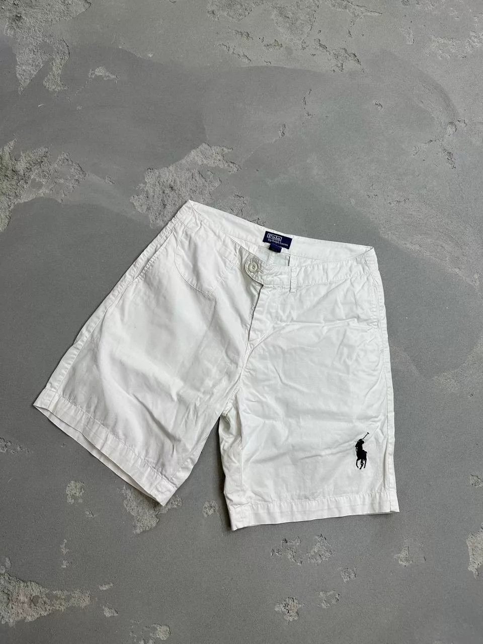Polo Ralph Lauren Shorts Polo Ralph Lauren × RRL Ralph Lauren × Vintage Crazy Vintage 90s Polo Ralph Lauren Nylon Shorts Big Pony White