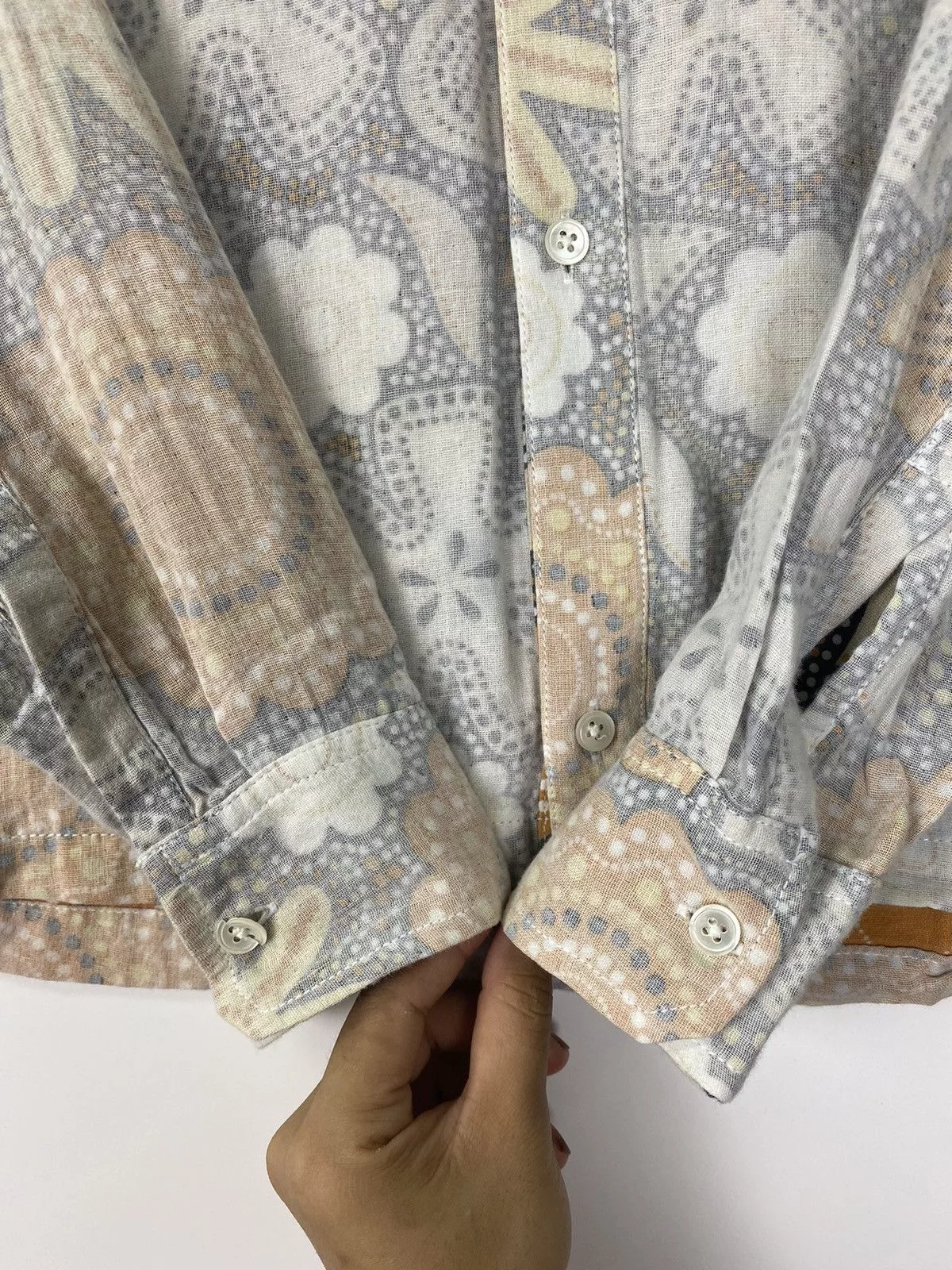 Vintage Shirts Button Ups Vintage Lukh & Jean Button up White