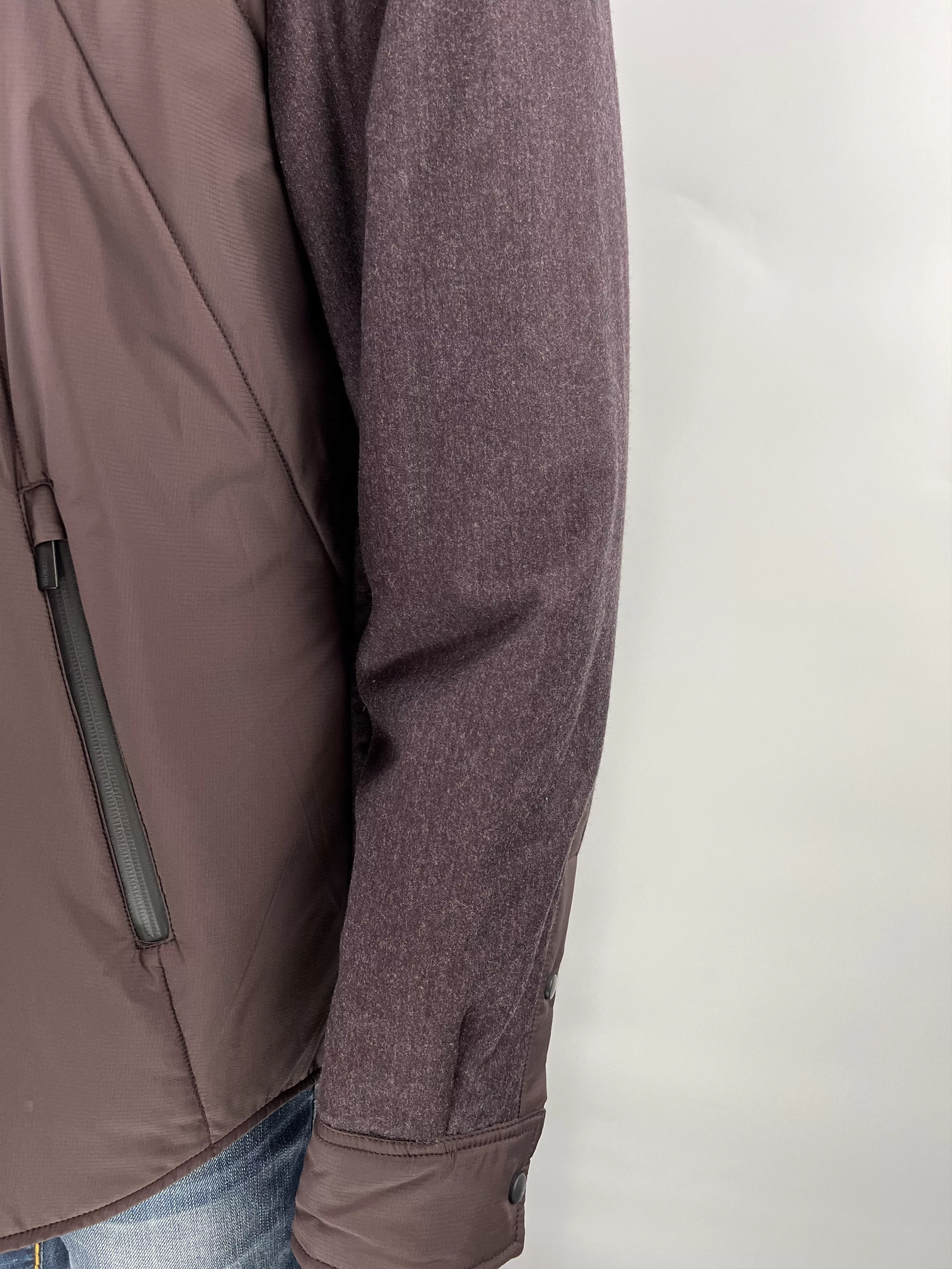 Designer Light Jackets Designer × Other Alpha Tauri Men's Wool Nylon Jacket Overshirt Size XL Red