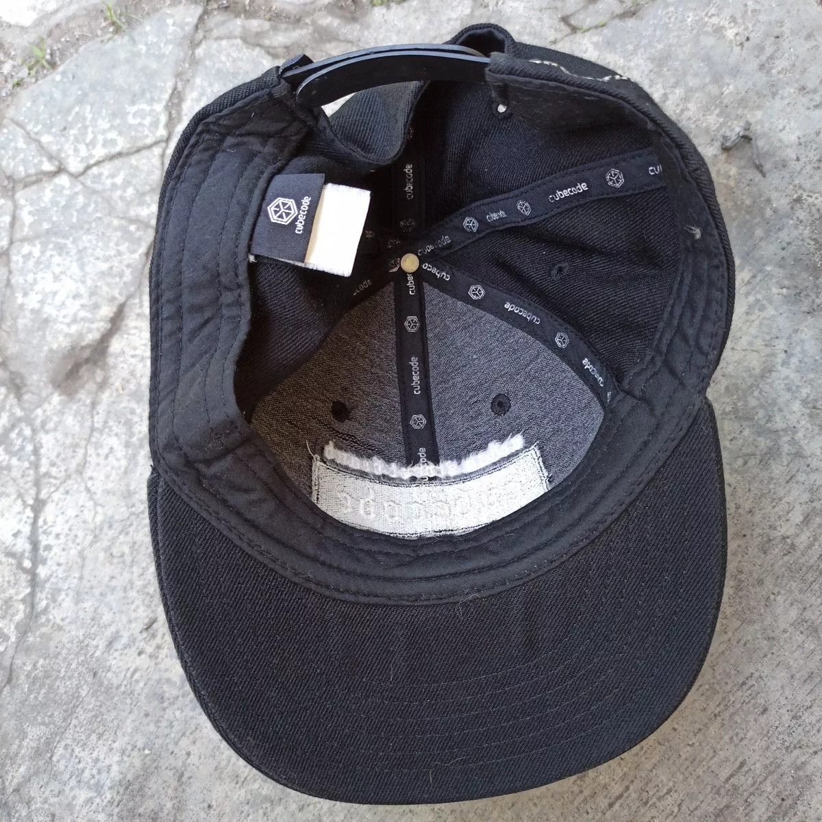 Hypebeast Hats Hypebeast Sick cubecode snapback hat Black