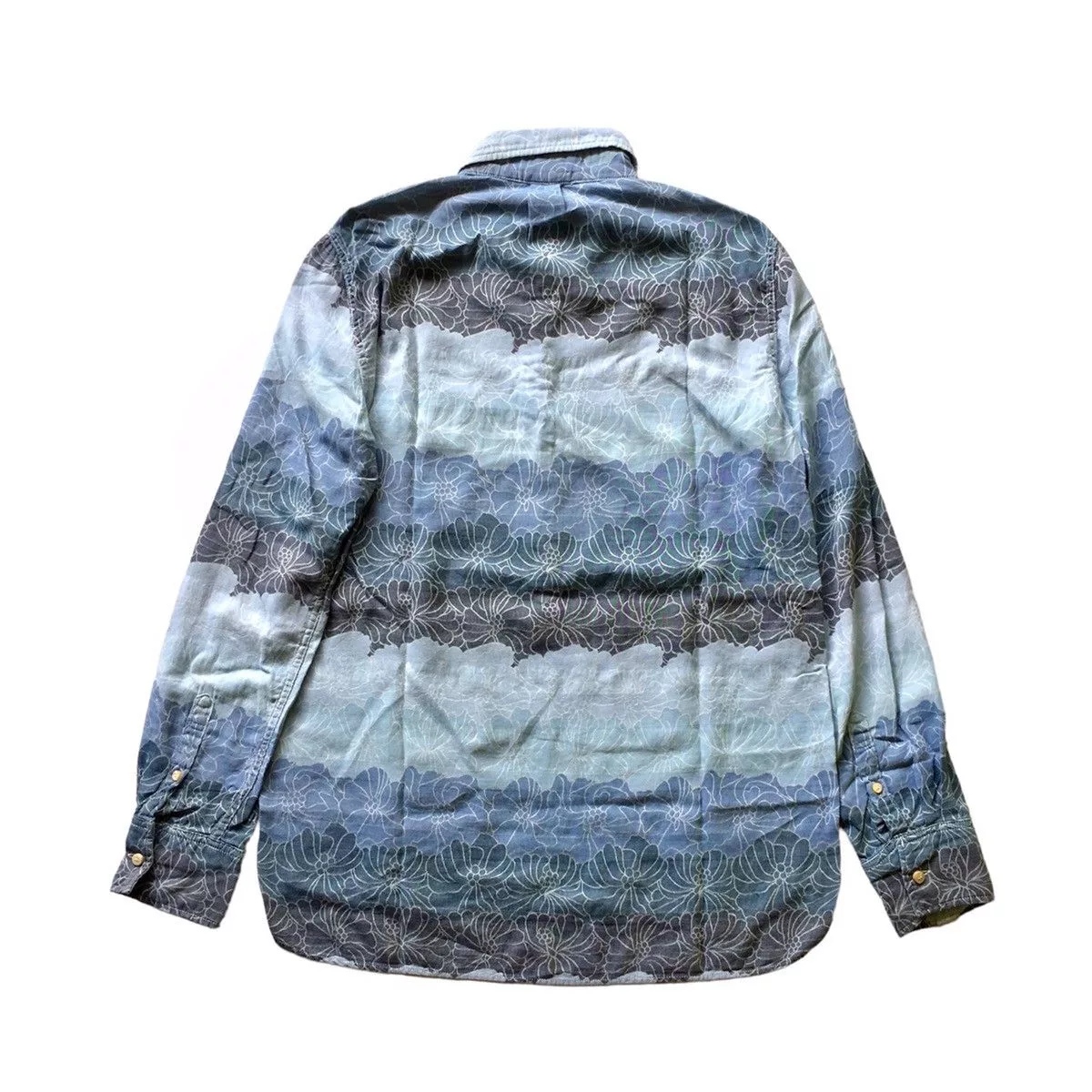 Remi Relief Shirts Button Ups Remi Relief Vintage Japanese Esque Printed Pull over shirt Multi