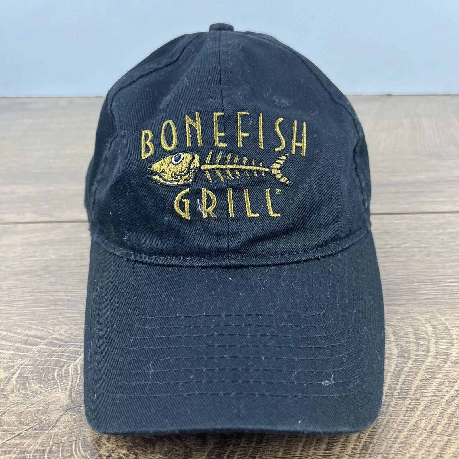 Other Hats Other Bonefish Grill Hat Bonefish Cap Hat Black Hat Adjustable Bla
