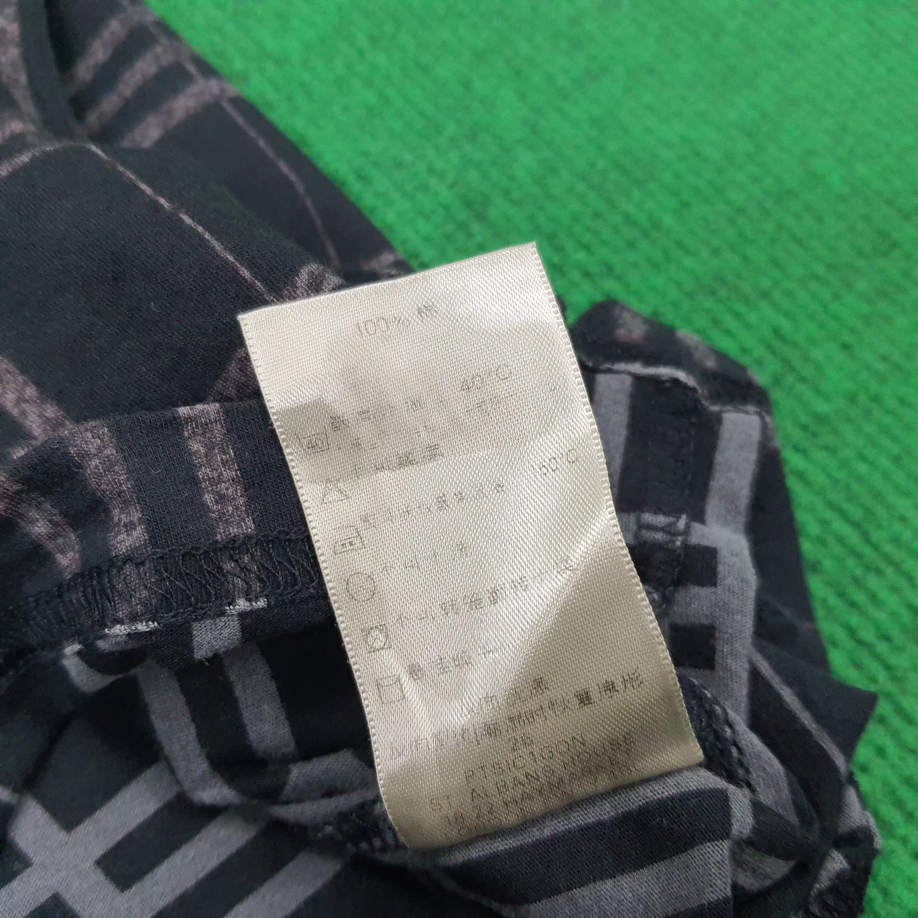 Burberry Short Sleeve T Shirts Burberry × Vintage Vintage Burberry Paris Nova Check T-shirt Black