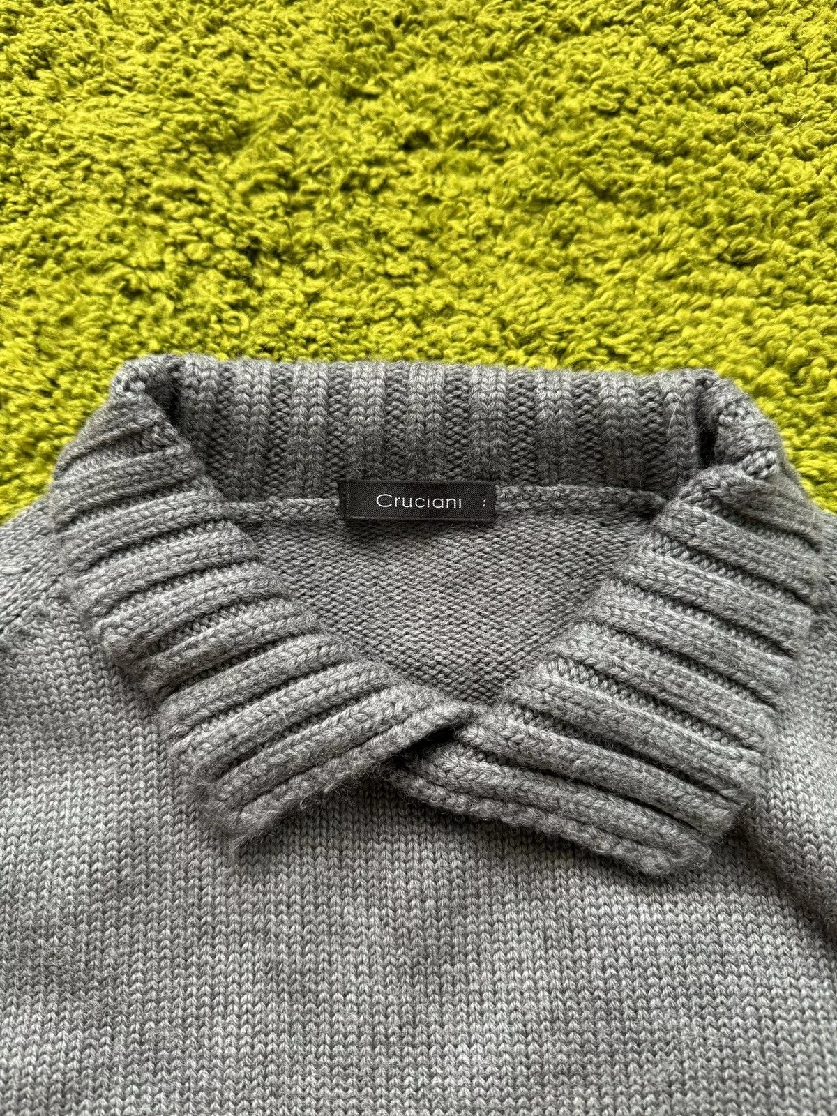 Cruciani Sweaters Knitwear Cruciani 100% wool luxury sweater Gray