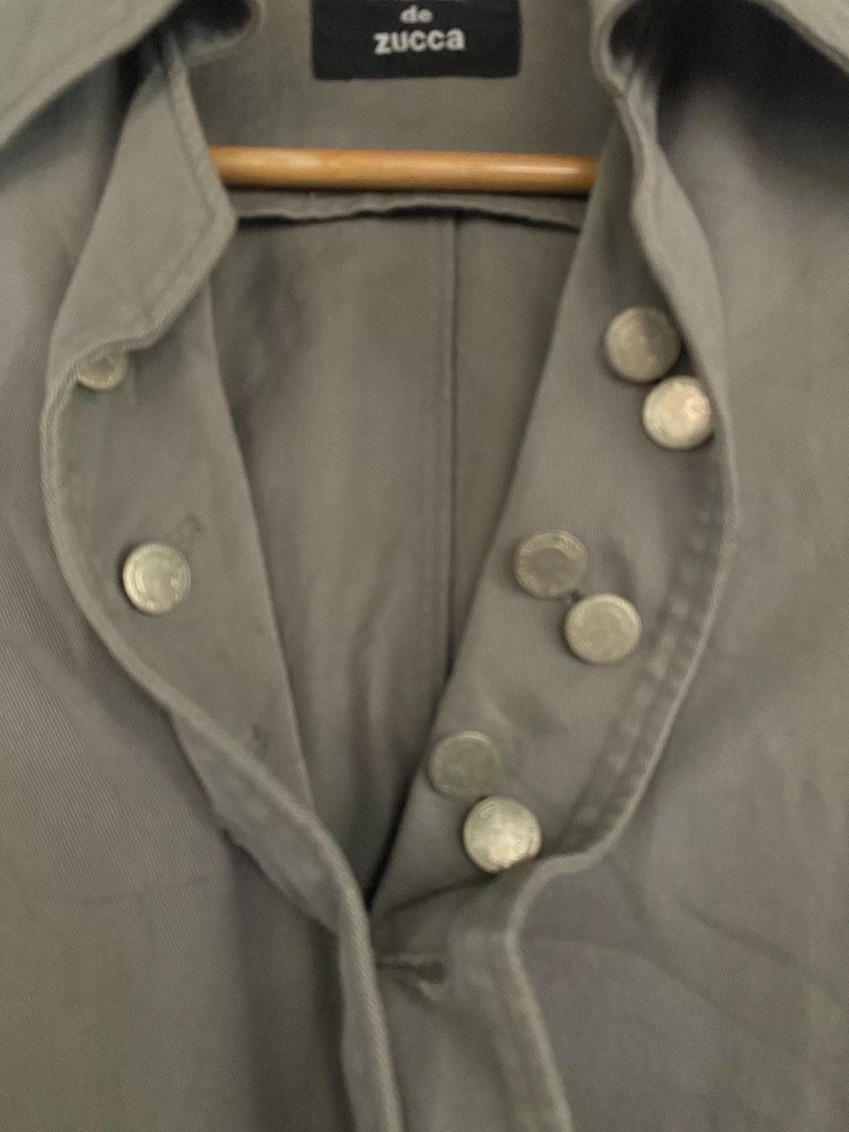 CABANE de ZUCCa Jackets CABANE de ZUCCa Cabana De Zucca Ladies Button up Jacket Gray