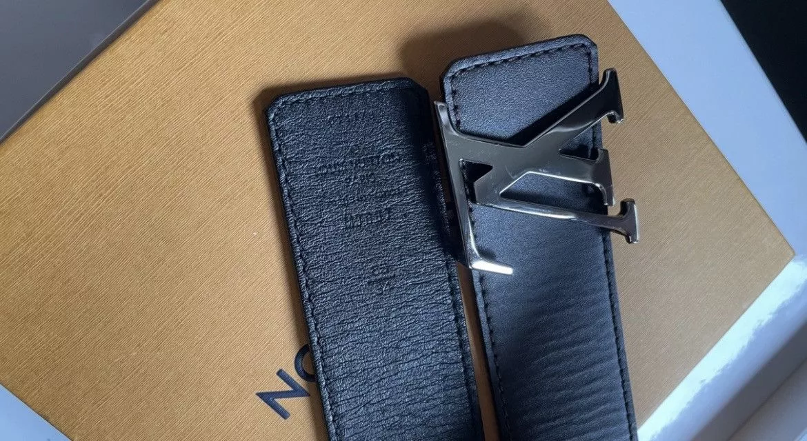Louis Vuitton Belts Louis Vuitton Initiales Reversible Leather Belt 85cm Black