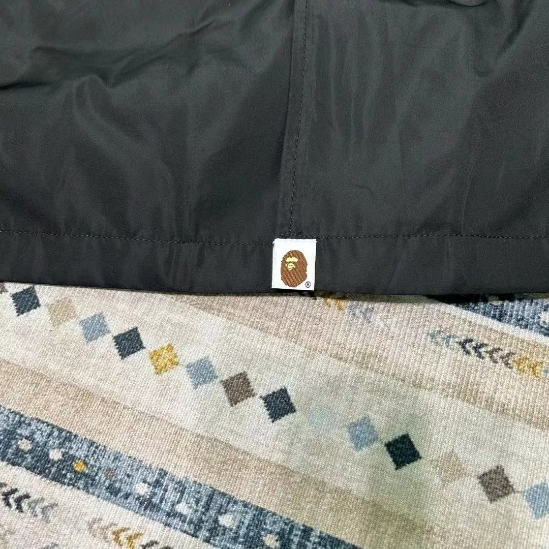 Bape Light Jackets BAPE LONG JACKET Black